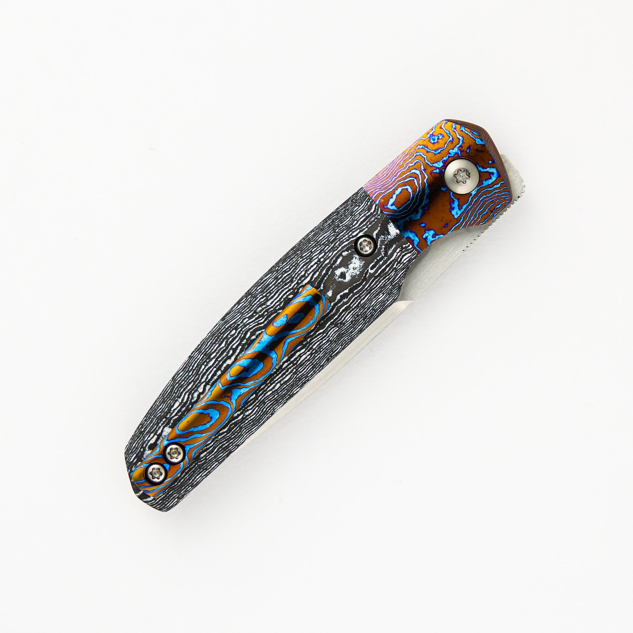 White CarboTi Caballero Front Flipper (Pattern 2) - Completed