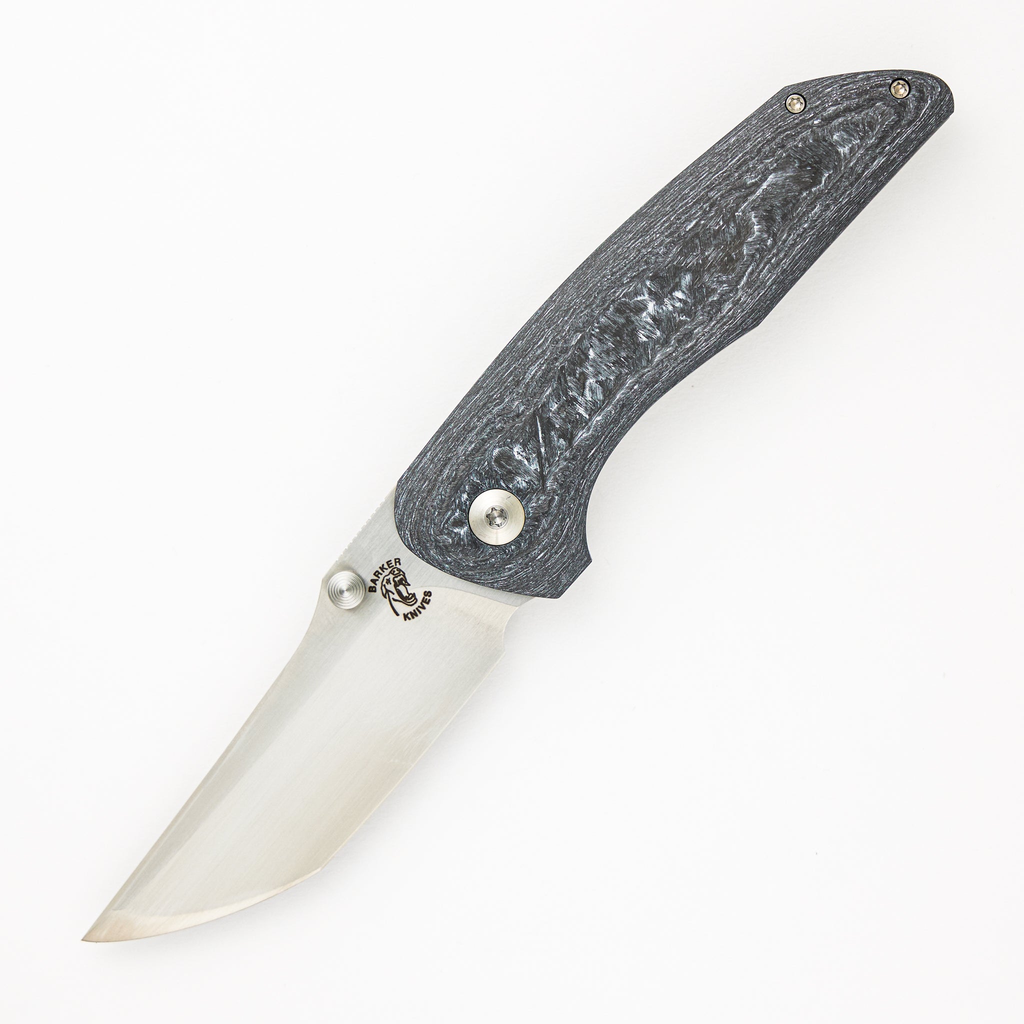 White CarboTi Full Size Hokkaido Folder (Pattern 2) - 2024 R1 Invitational