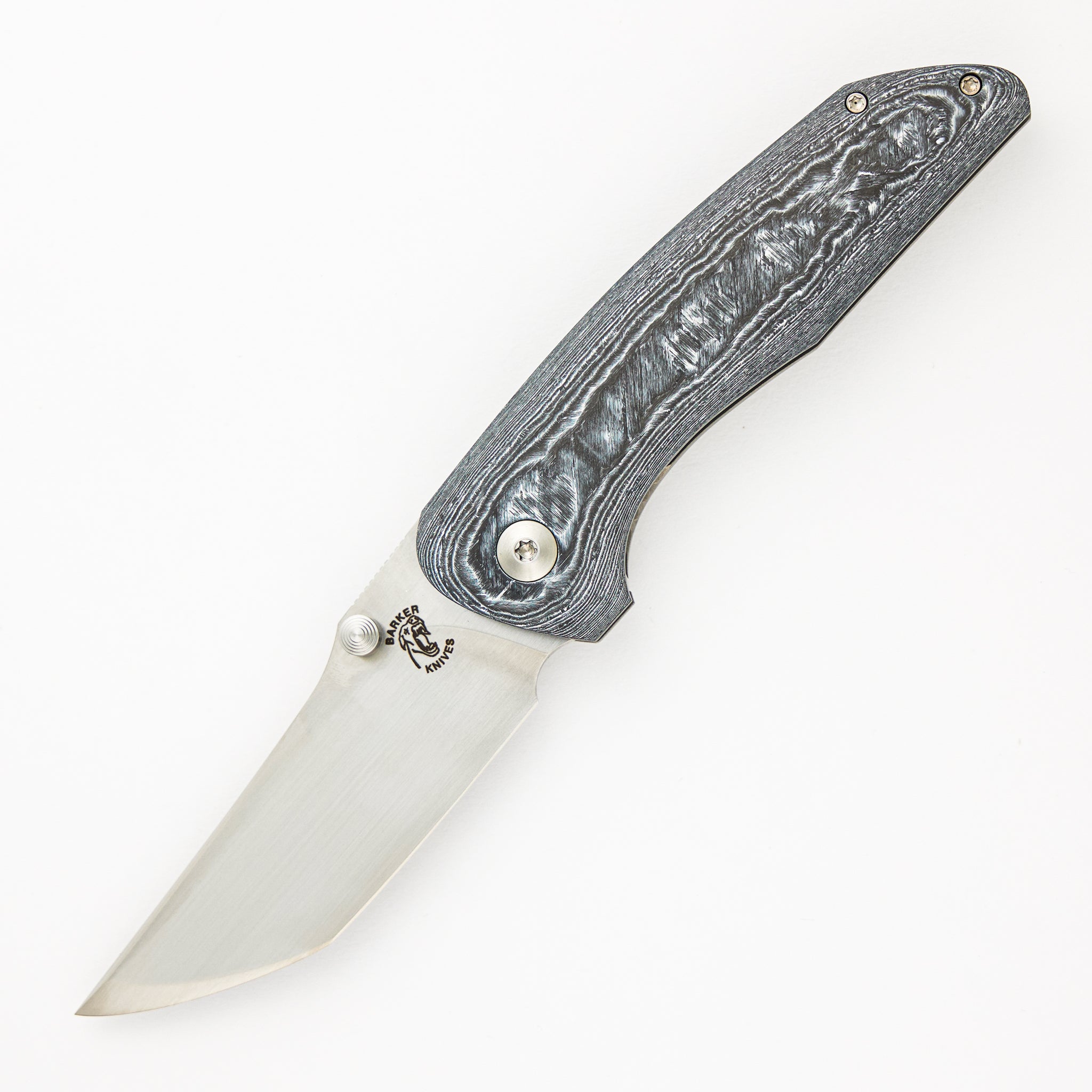 White CarboTi Full Size Hokkaido Folder (Pattern 1) - 2024 R1 Invitational