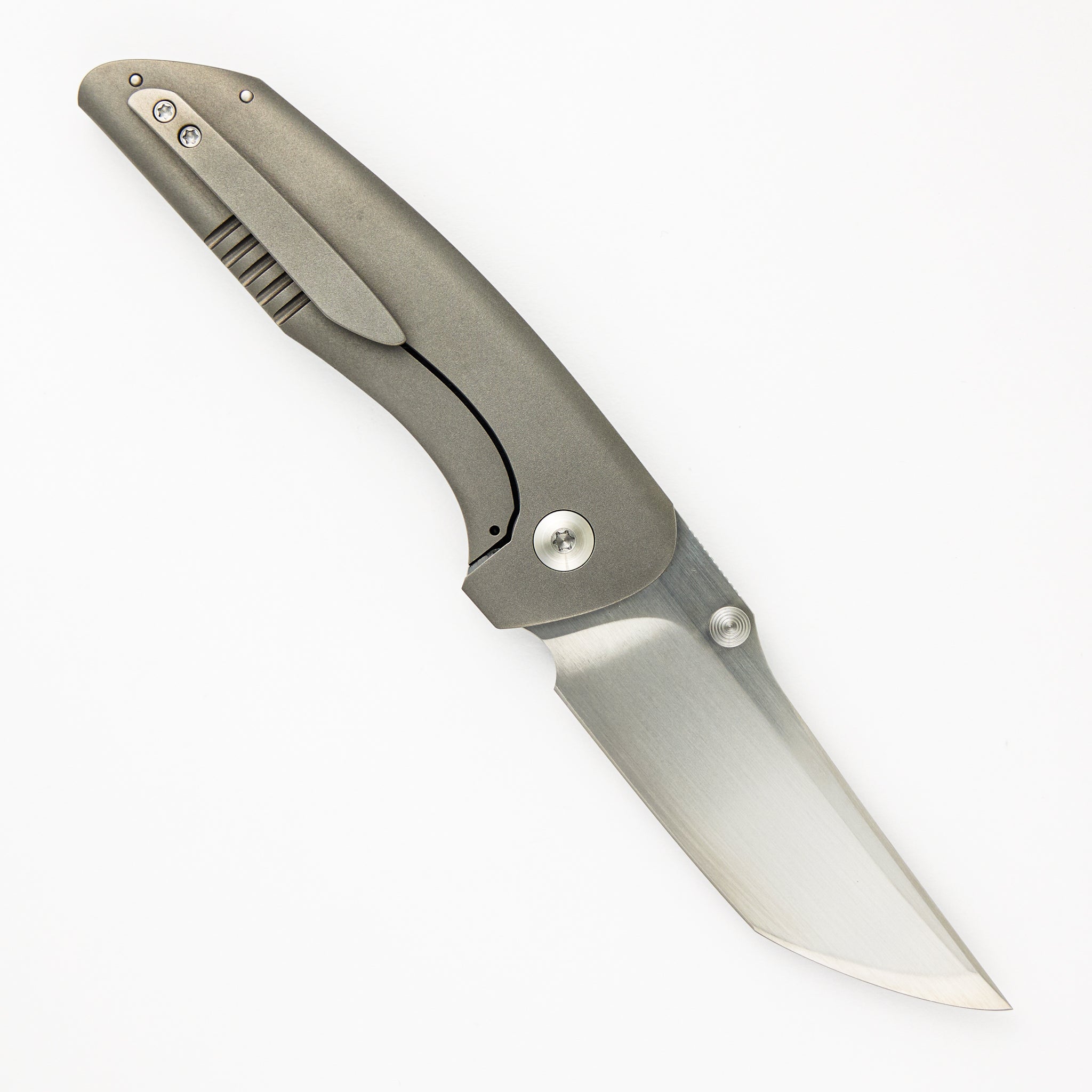 White CarboTi Full Size Hokkaido Folder (Pattern 1) - 2024 R1 Invitational