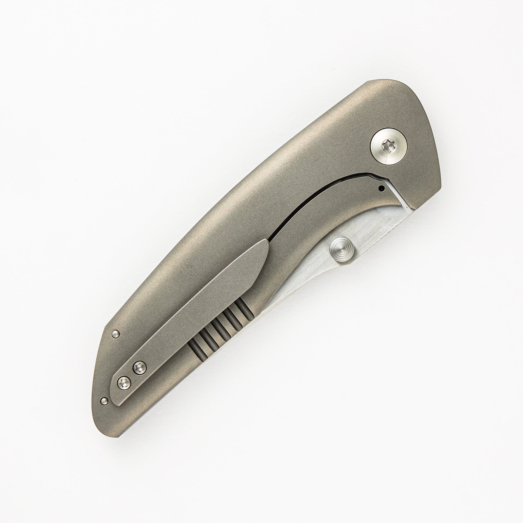 White CarboTi Full Size Hokkaido Folder (Pattern 1) - 2024 R1 Invitational