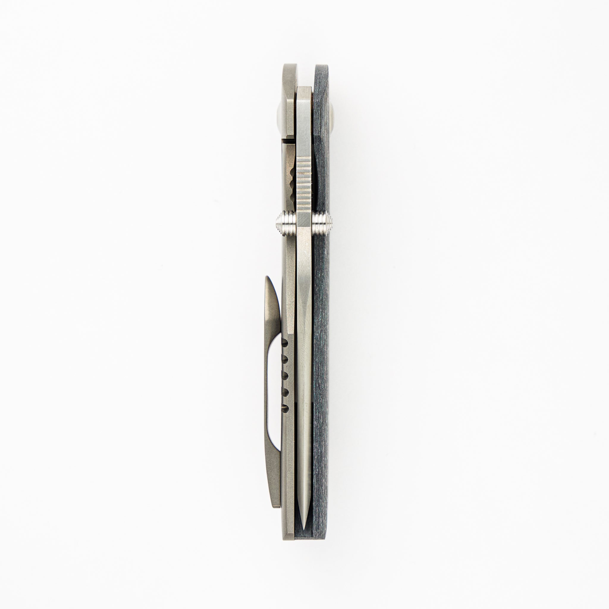 White CarboTi Full Size Hokkaido Folder (Pattern 1) - 2024 R1 Invitational