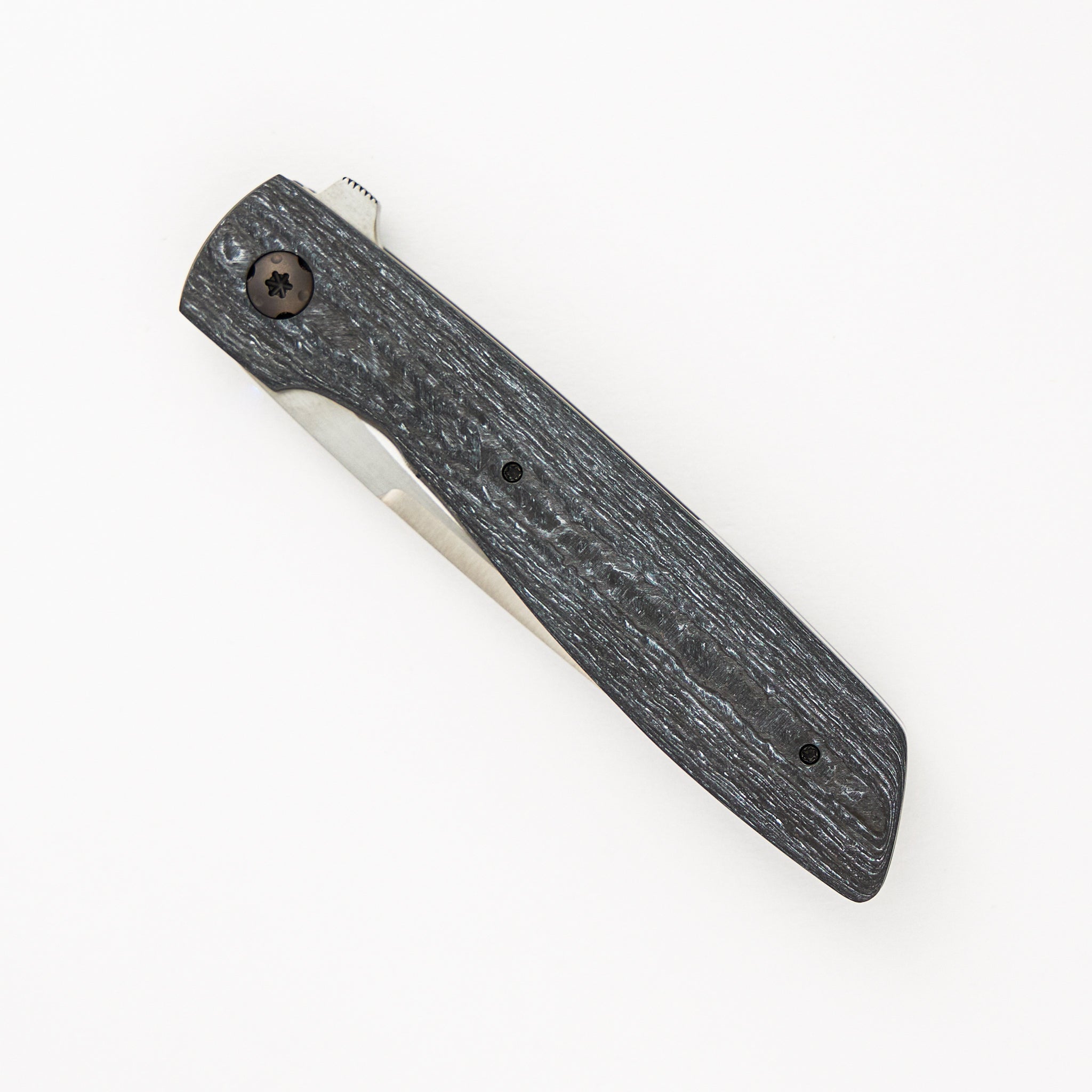 White CarboTi Dirtdobber Tanto - Completed