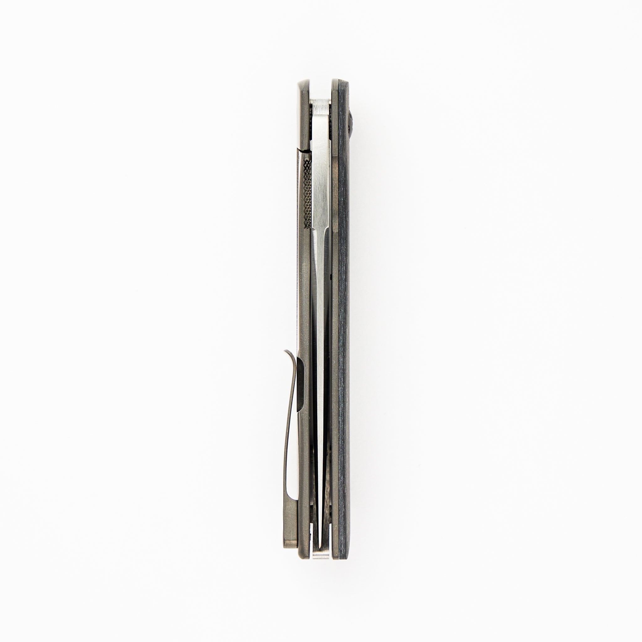 White CarboTi Dirtdobber Drop Point - 2024 R1 Invitational