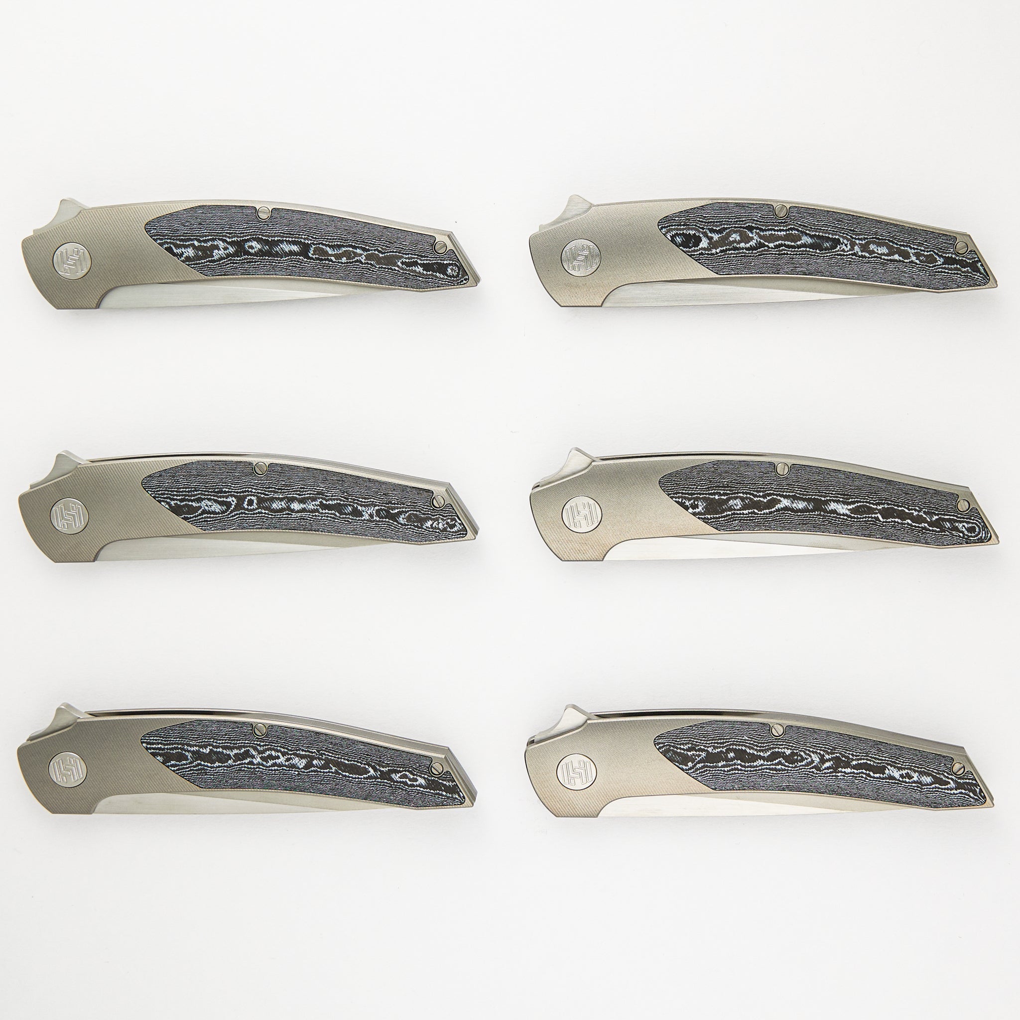 Model T - White CarboTi Inlay - RWL-34 Blade W/ Satin Flats - 2024 R1 Invitational