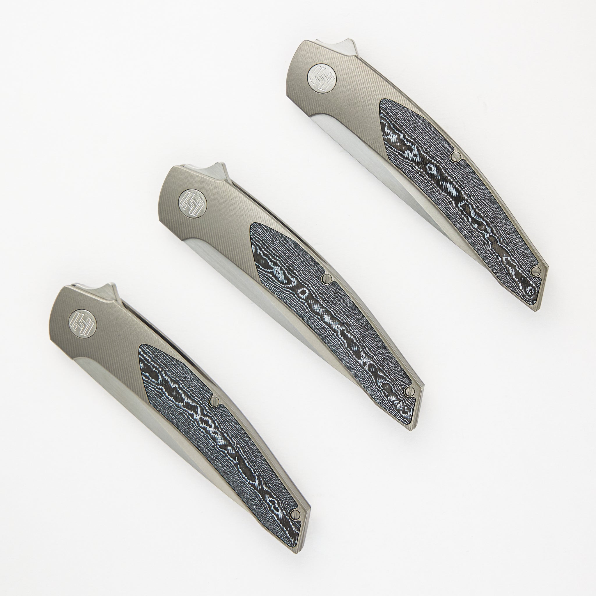 Model T - White CarboTi Inlay - RWL-34 Blade W/ Satin Flats - 2024 R1 Invitational