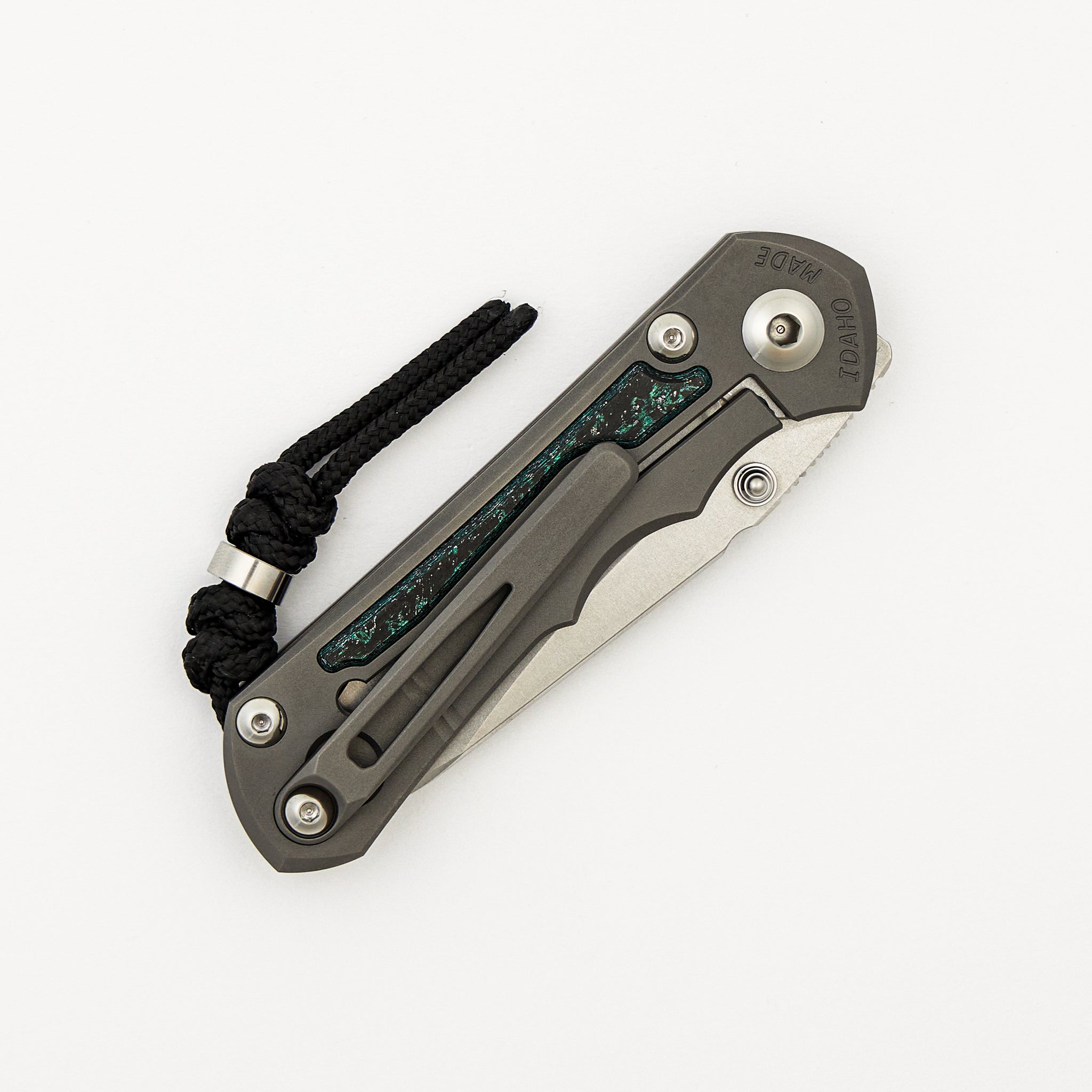 Small Inkosi - Teal Magnetic CarboTi Inlay - Insingo CPM MagnaCut Blade - MIM Clip - 2025 R1 Invitational