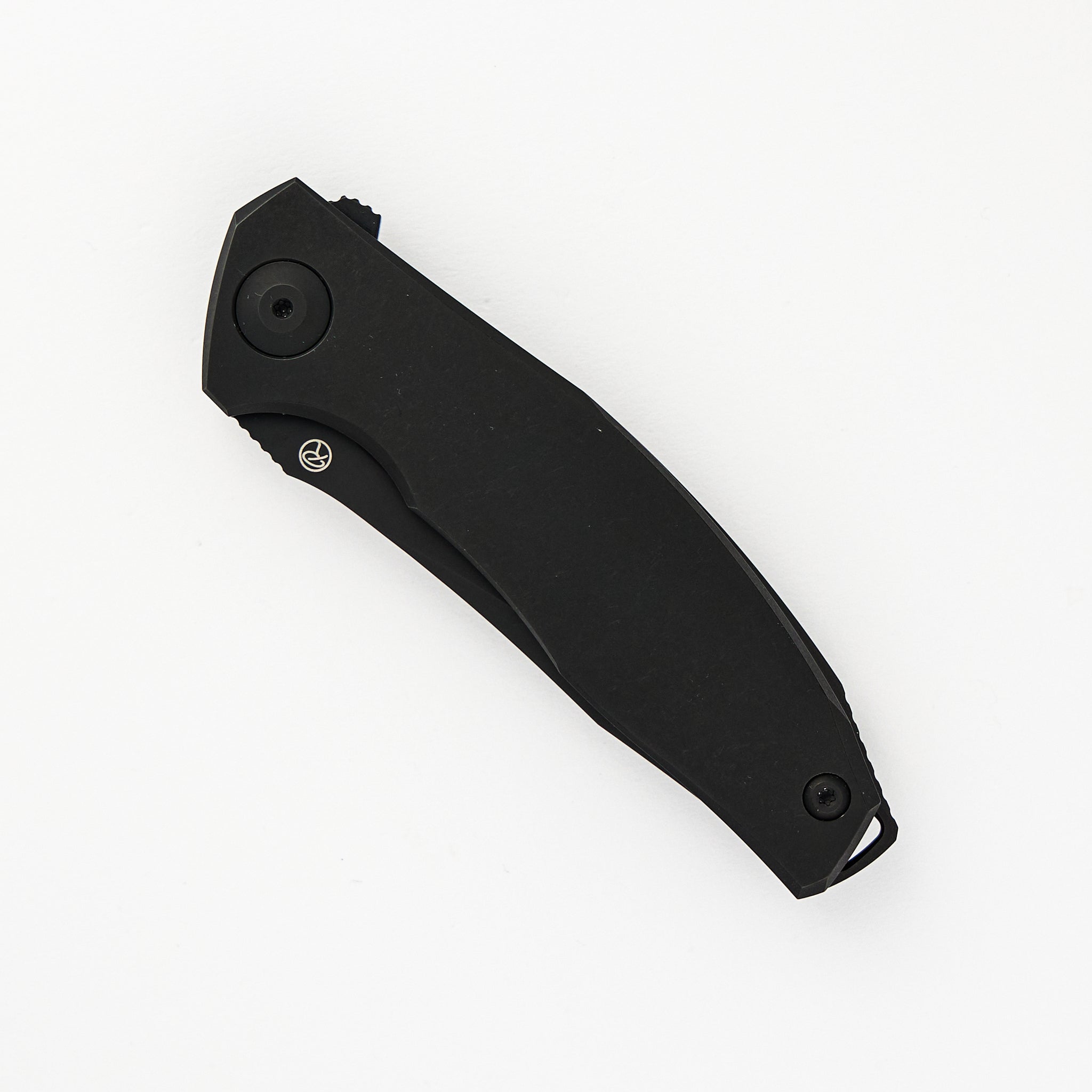Adzin Flipper – PVD M390 Blade – PVD Titanium Handle
