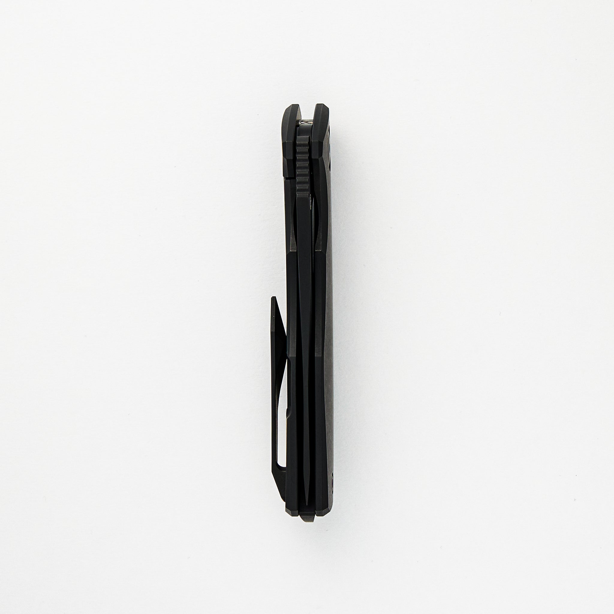 Adzin Flipper – PVD M390 Blade – PVD Titanium Handle