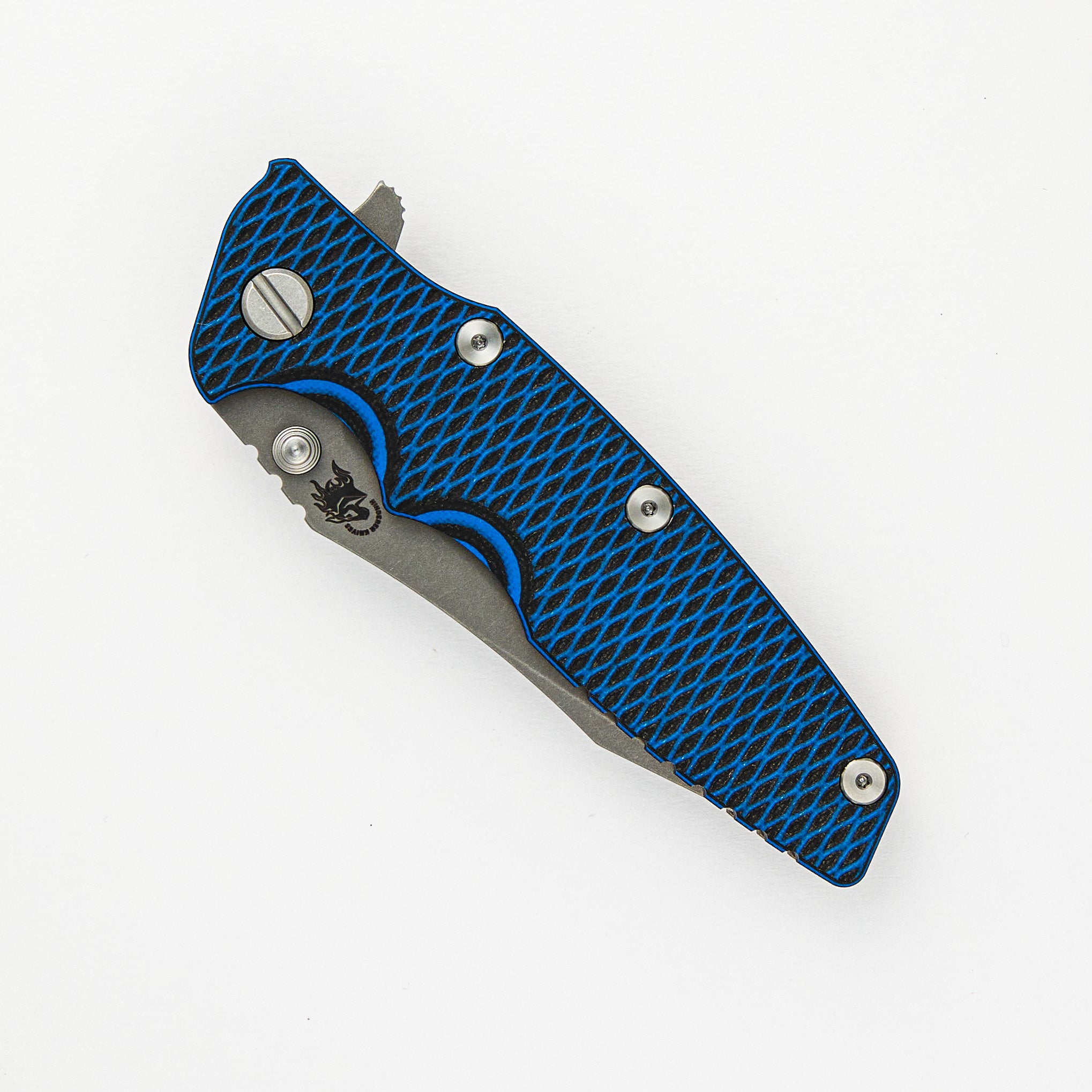 Eklipse 3.5" - S45VN Spearpoint - Tri-Way - Working Finish - Blue/Black G10