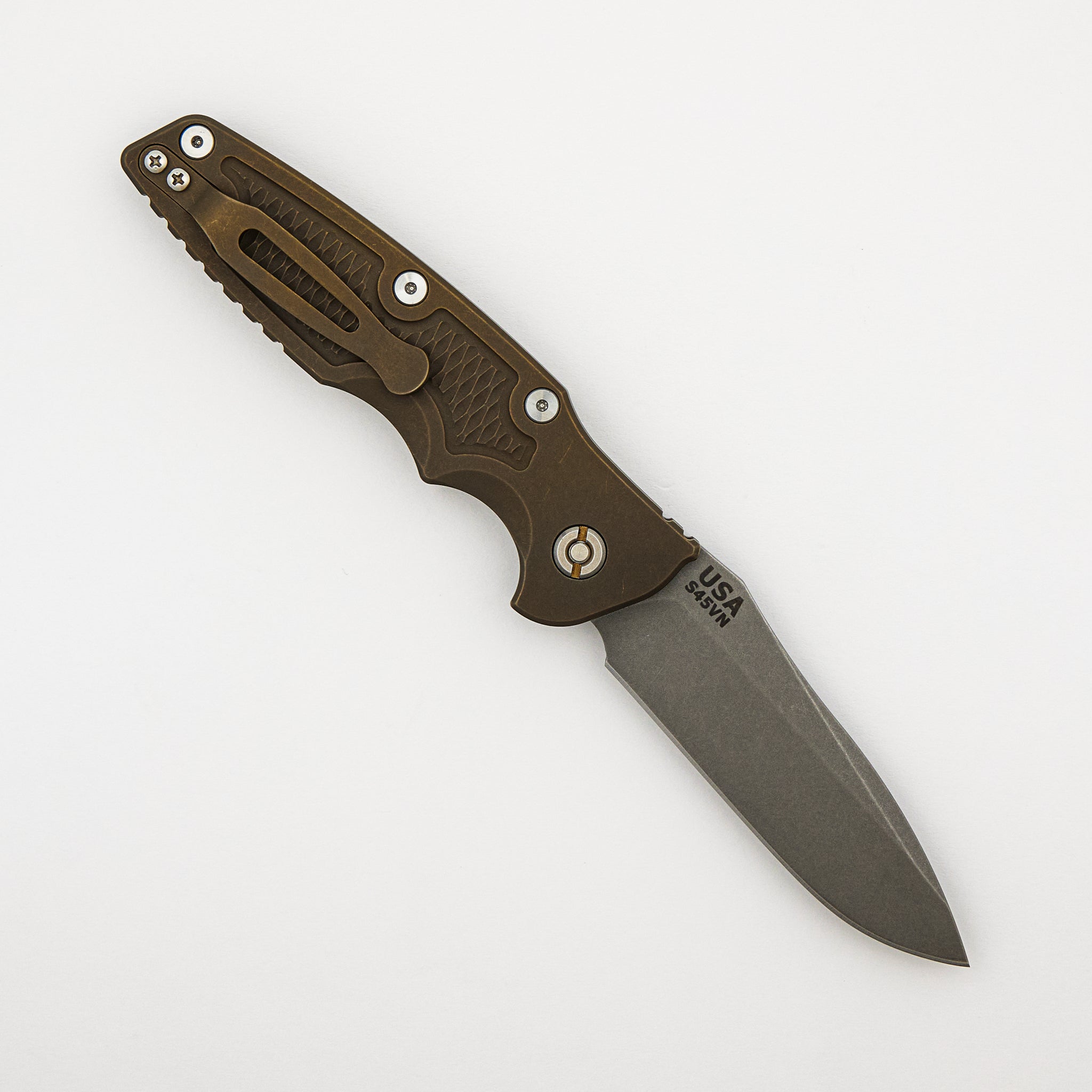 Eklipse 3.5" - Automatic - S45VN Spearpoint - Battle Bronze