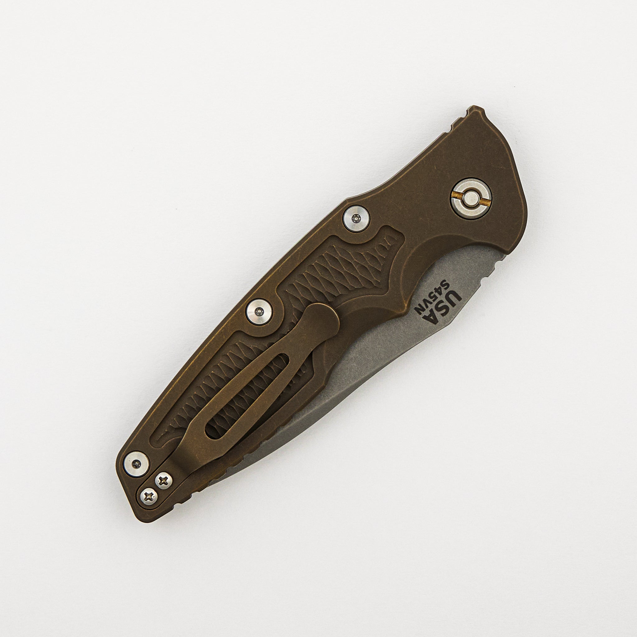 Eklipse 3.5" - Automatic - S45VN Spearpoint - Battle Bronze