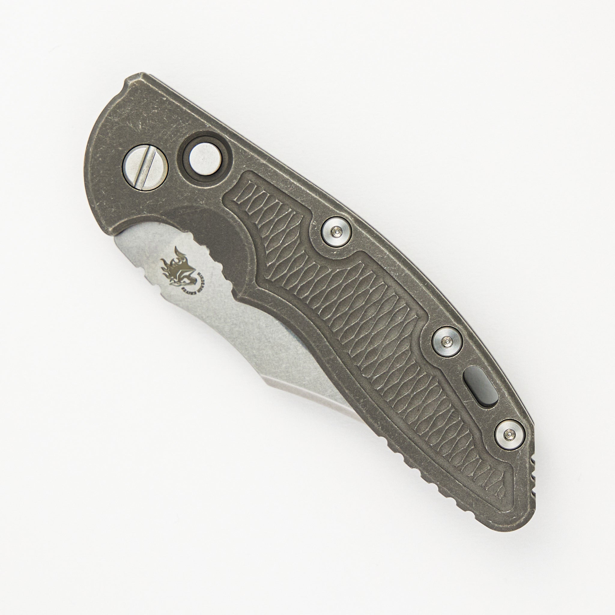 XM-18 3.5″ – Auto – Stonewash Bowie S45VN Blade – Working Finish