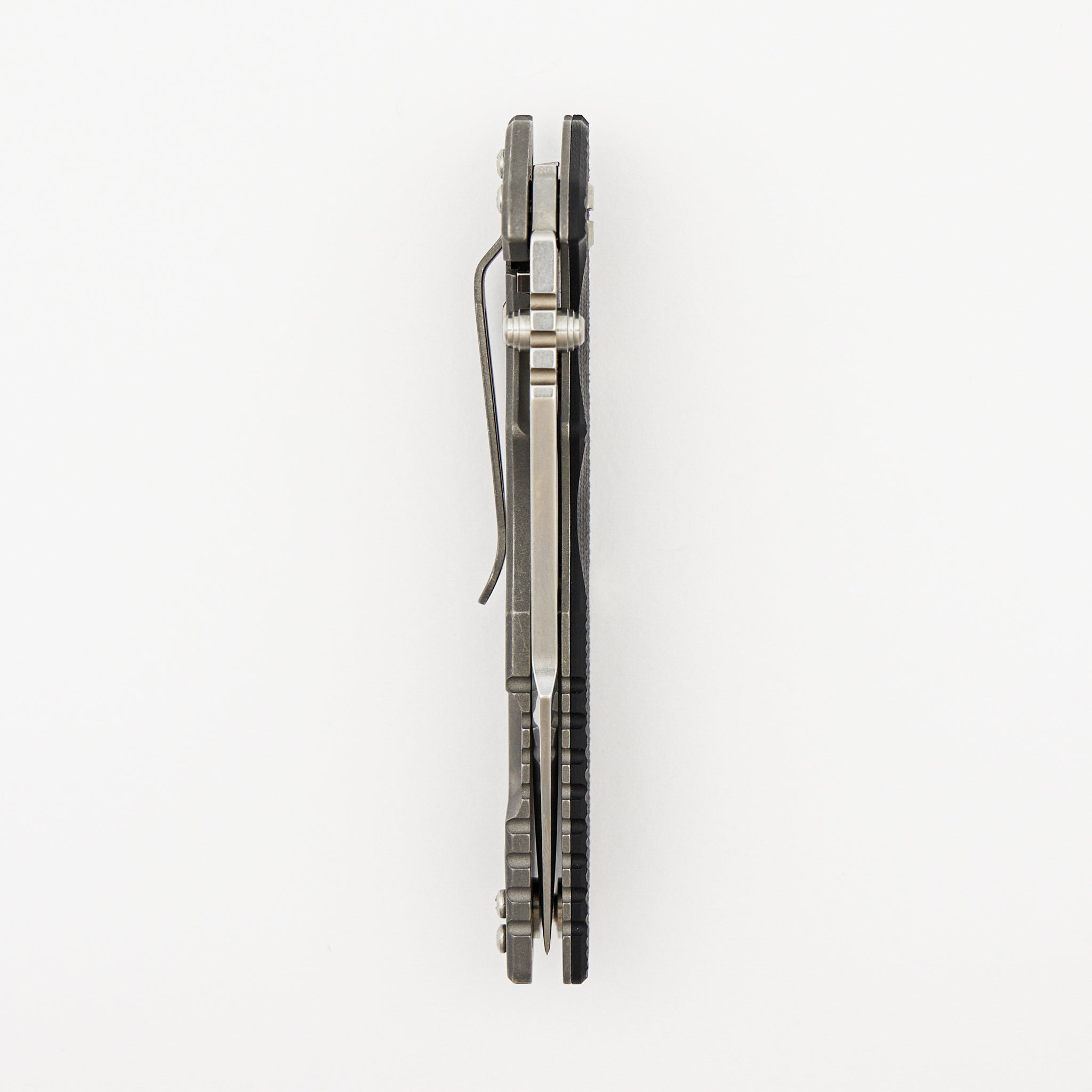 Eklipse 3.5" - MagnaCut Skinny Fullered Harpoon Spearpoint - Tri-Way - Working Finish - Black G10