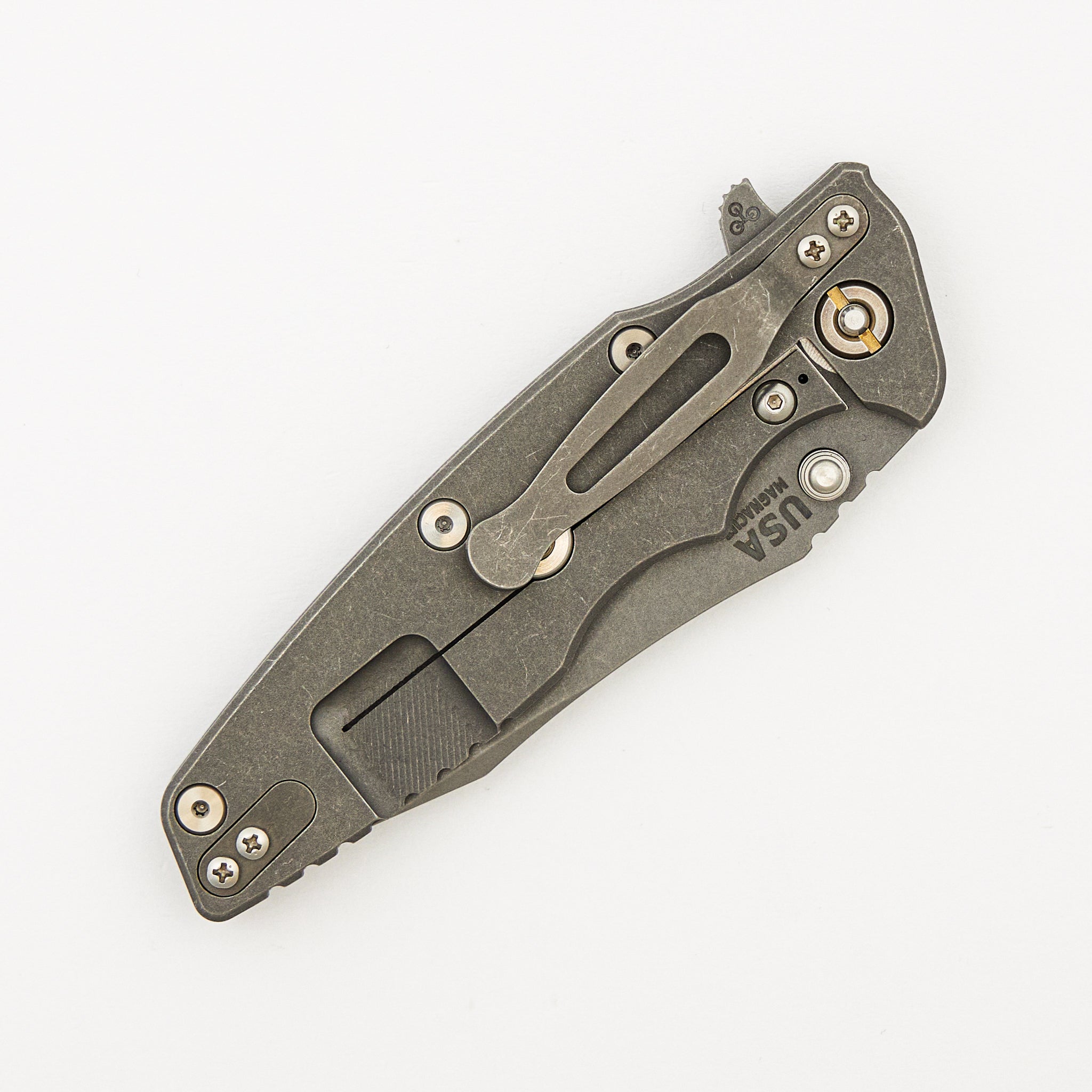 Eklipse 3.5" - MagnaCut Skinny Slicer - Hollow Grind - Tri-Way - Working Finish - Black G10