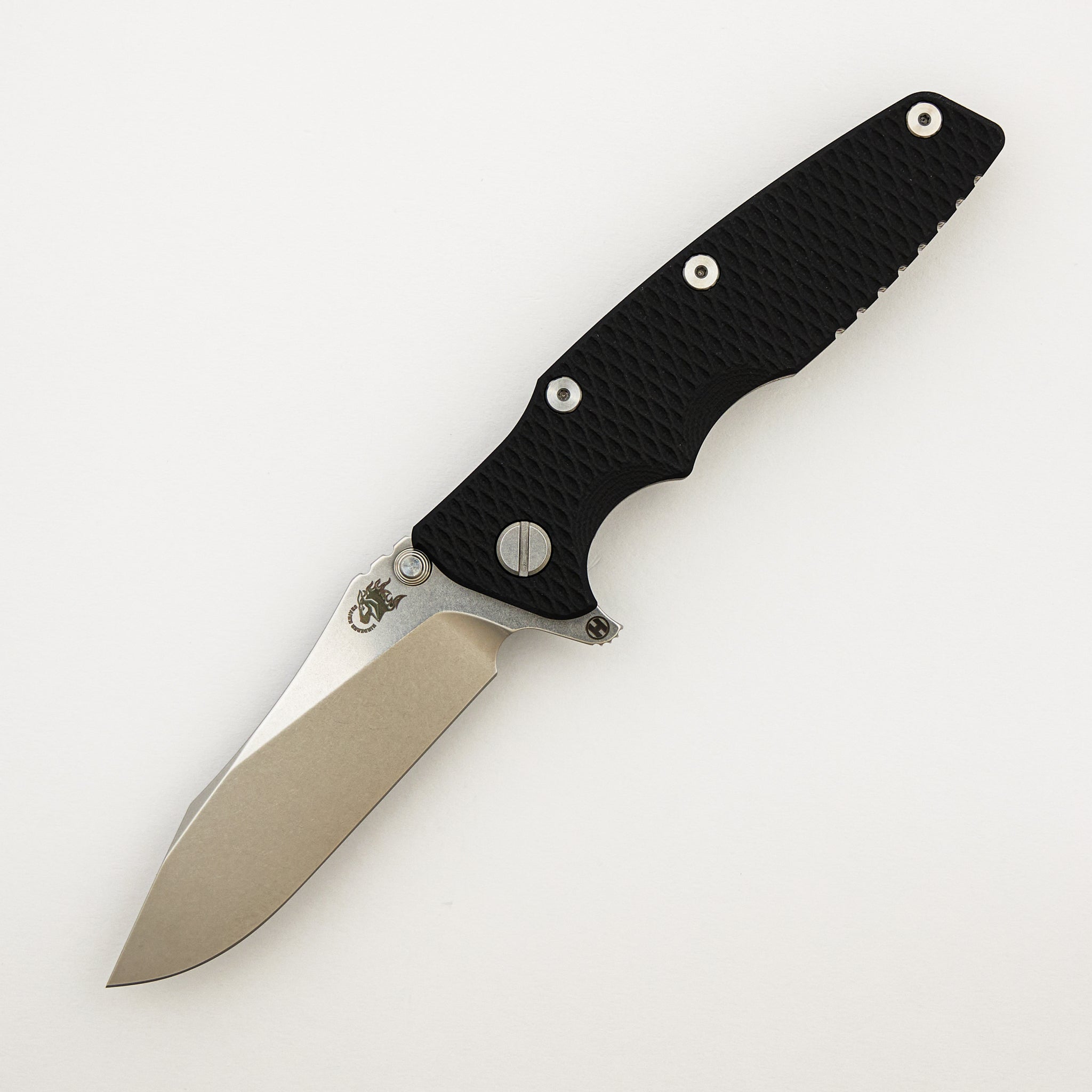 Eklipse 3.5" - S45VN Slicer - Hollow Grind - Tri-Way - Stonewash - Black G10