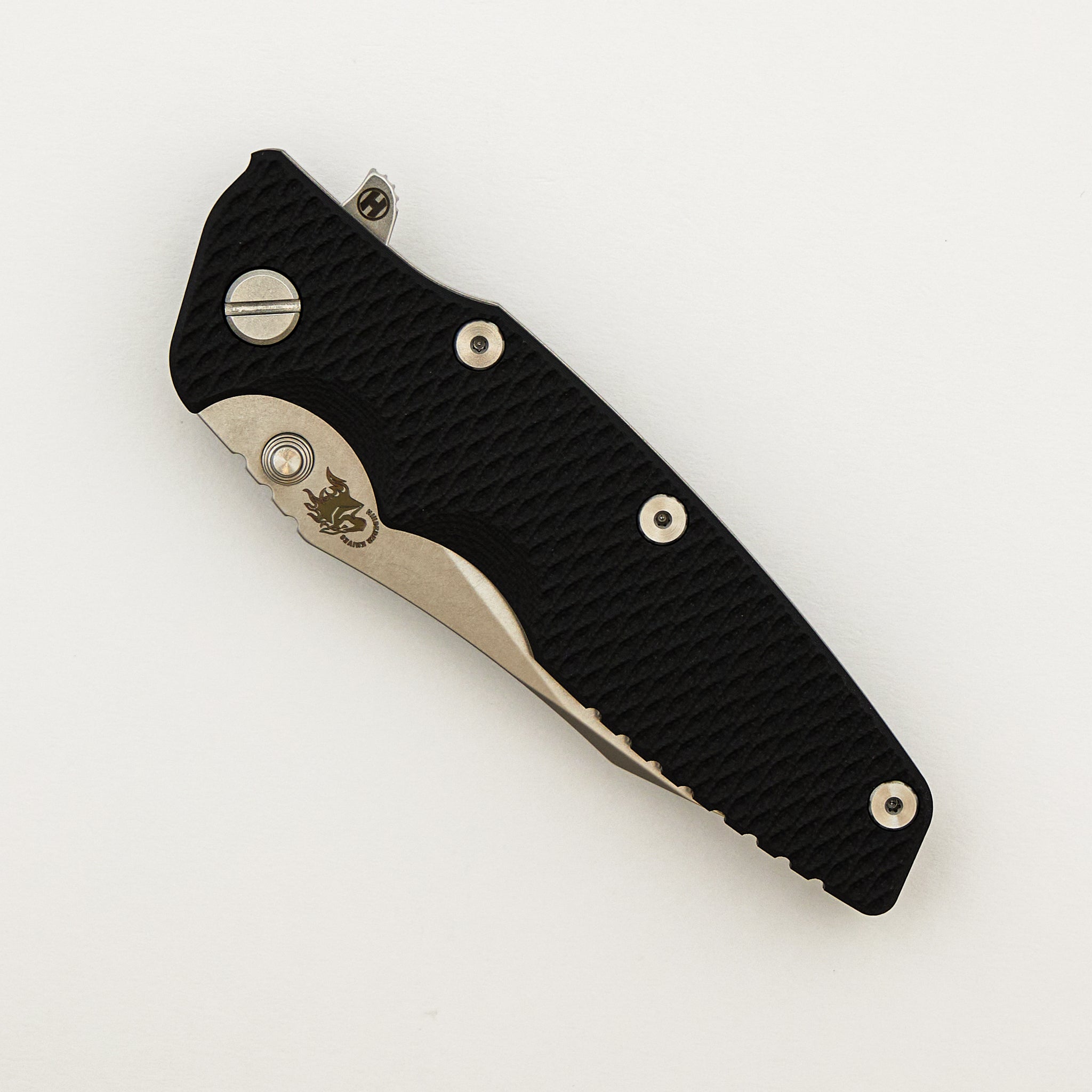 Eklipse 3.5" - S45VN Slicer - Hollow Grind - Tri-Way - Stonewash - Black G10