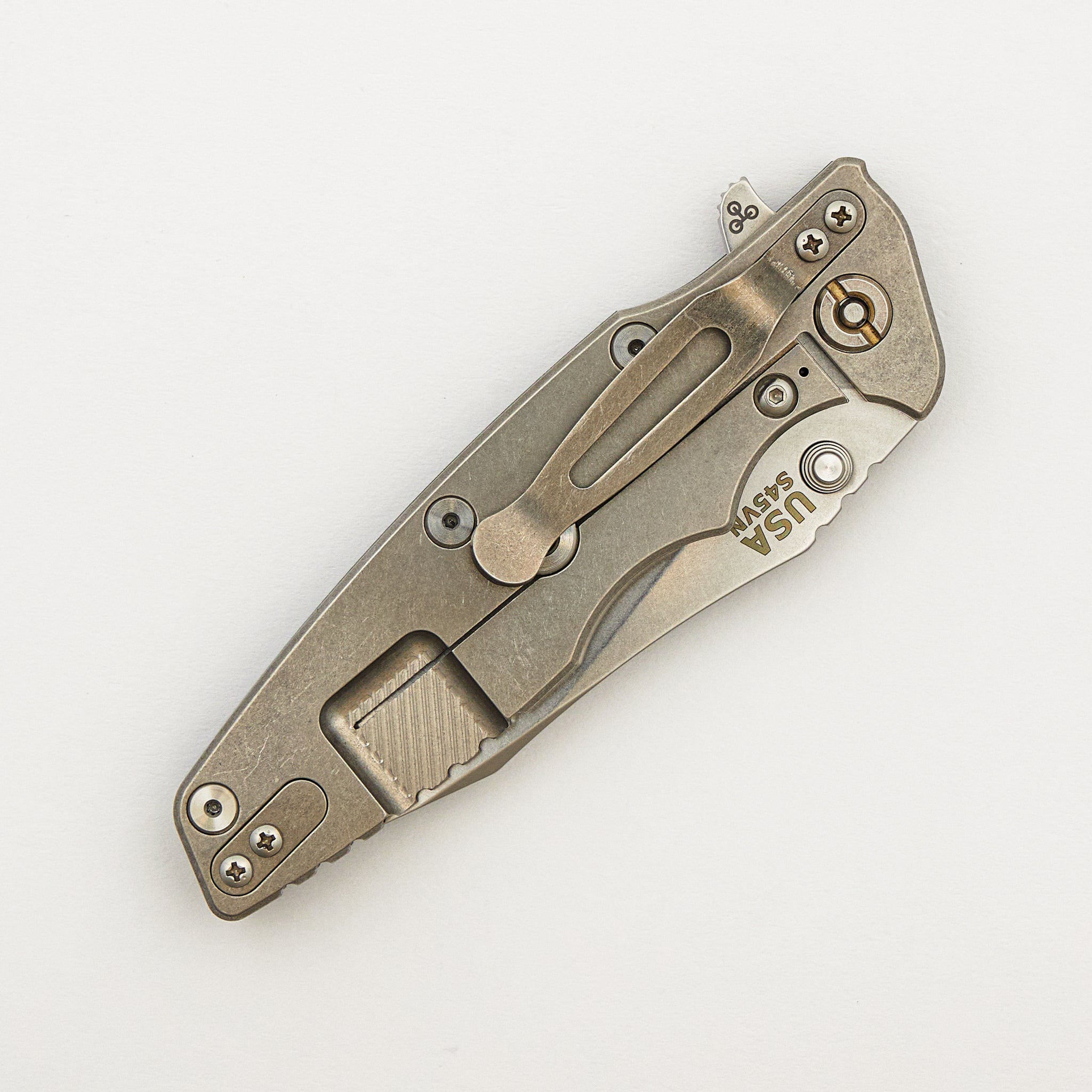 Eklipse 3.5" - S45VN Slicer - Hollow Grind - Tri-Way - Stonewash - Black G10