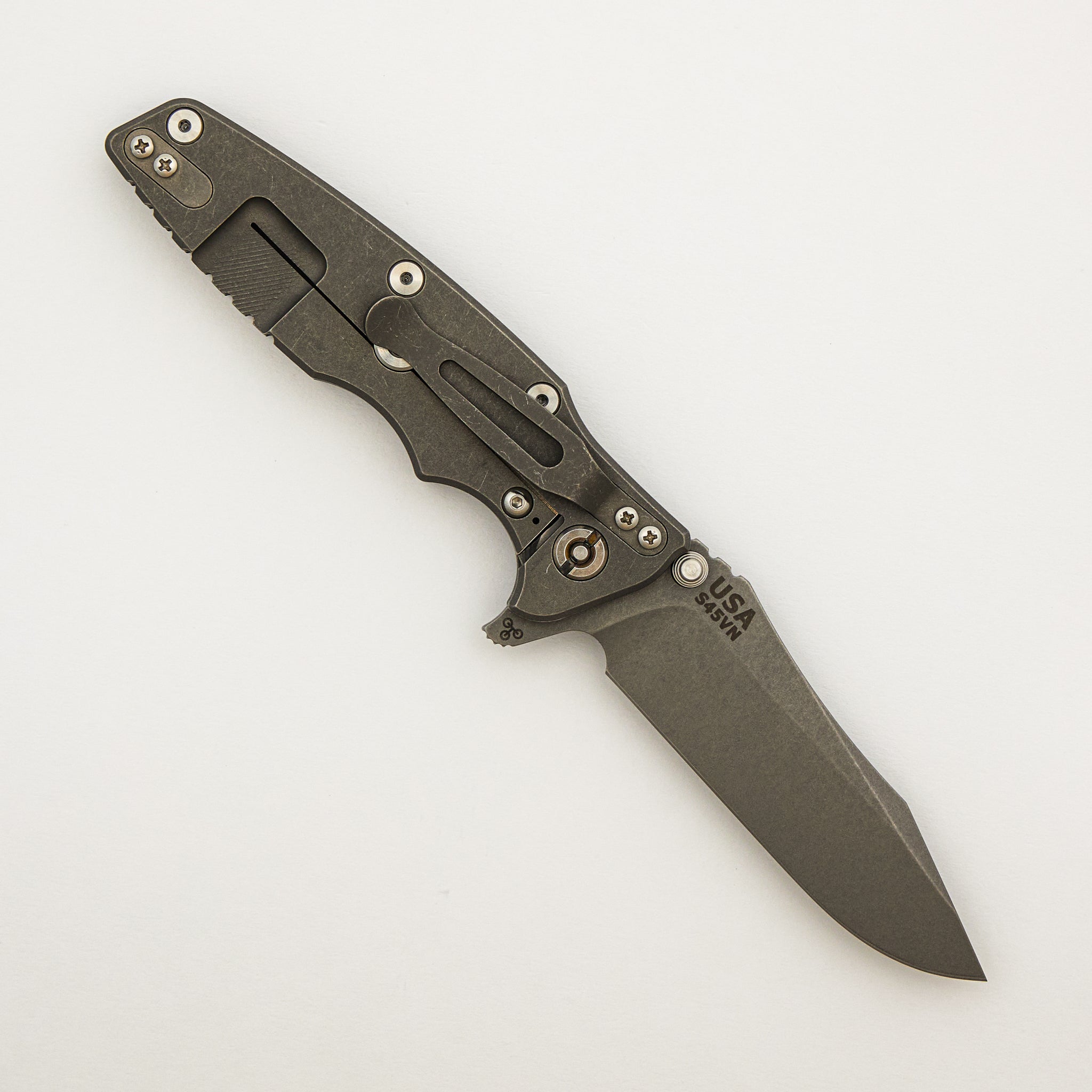 Eklipse 3.5" - S45VN Spearpoint - Tri-Way - Working Finish - Black G10