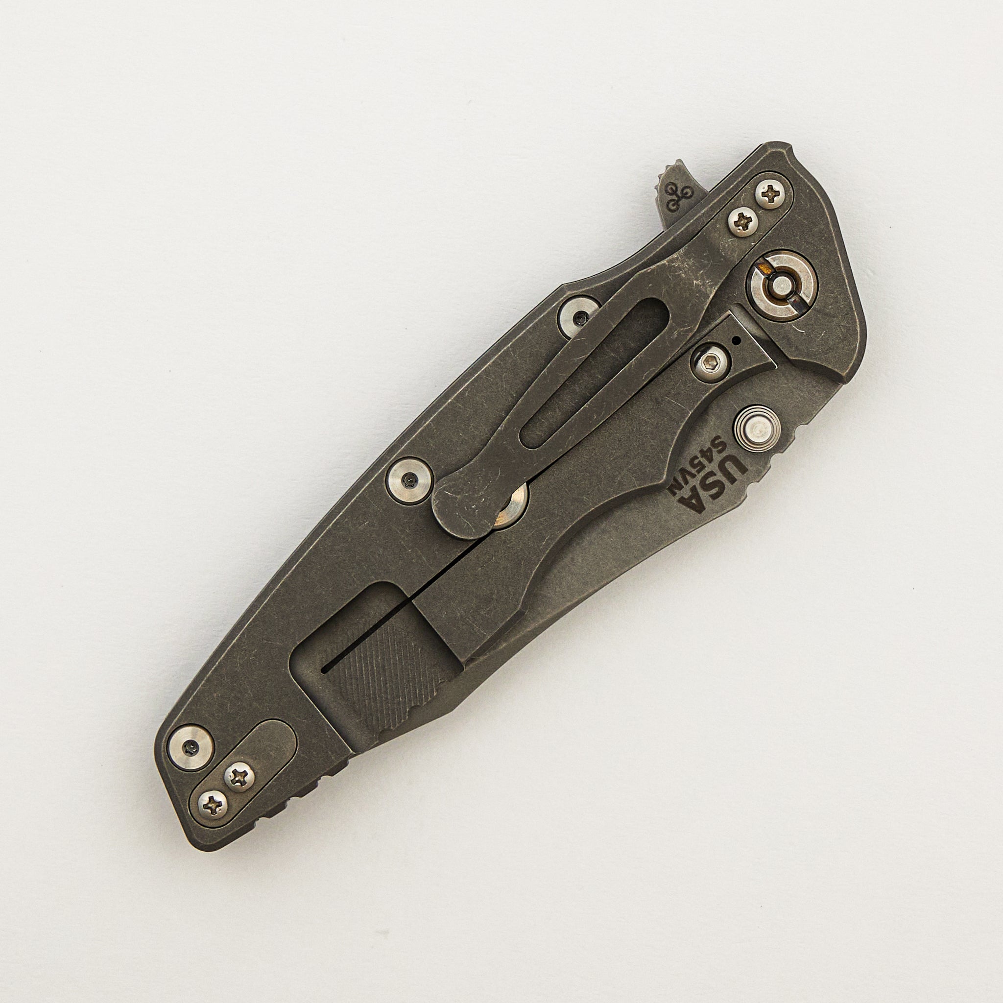 Eklipse 3.5" - S45VN Spearpoint - Tri-Way - Working Finish - Black G10