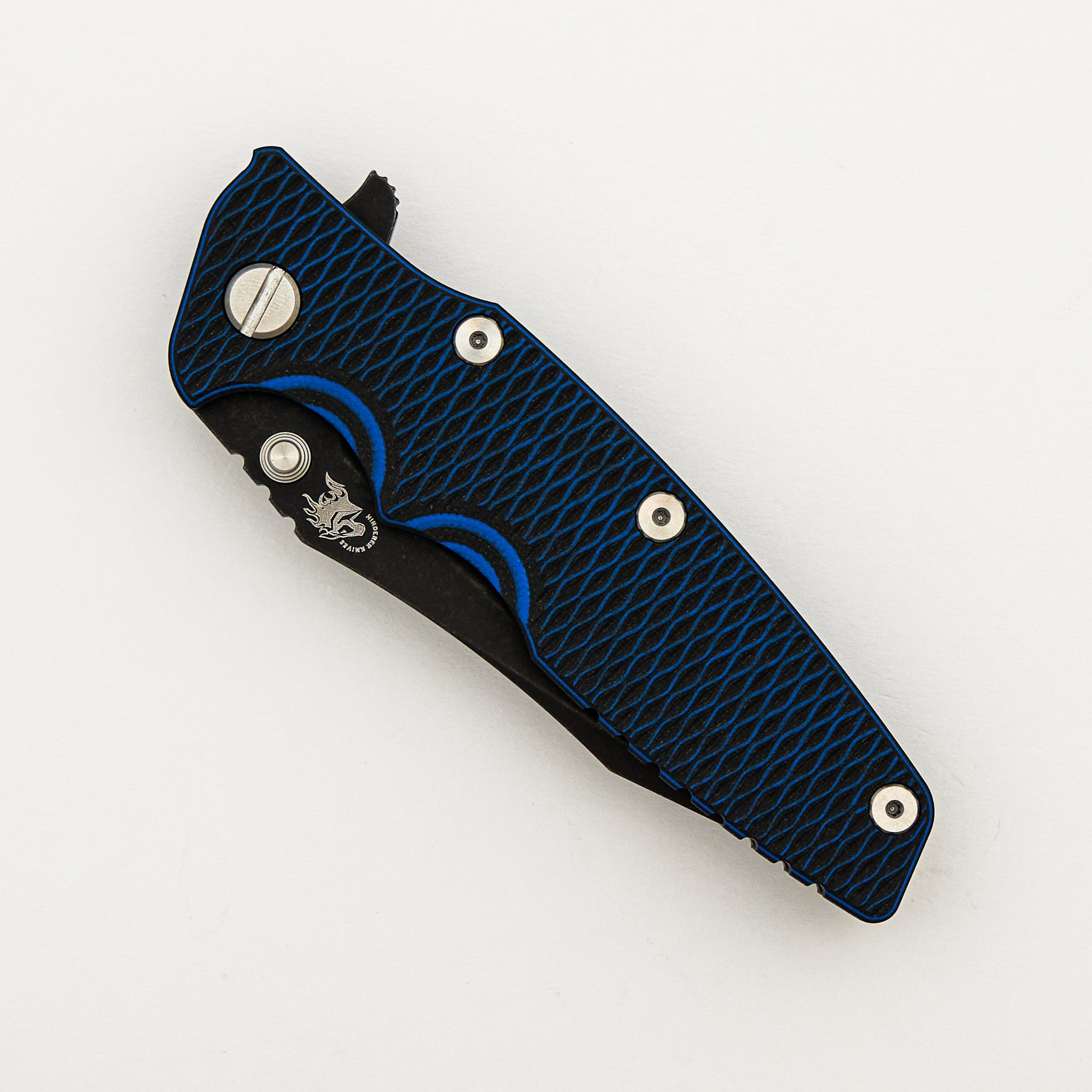 Eklipse 3.5" - S45VN Spearpoint - Tri-Way - Battle Black - Blue/Black G10