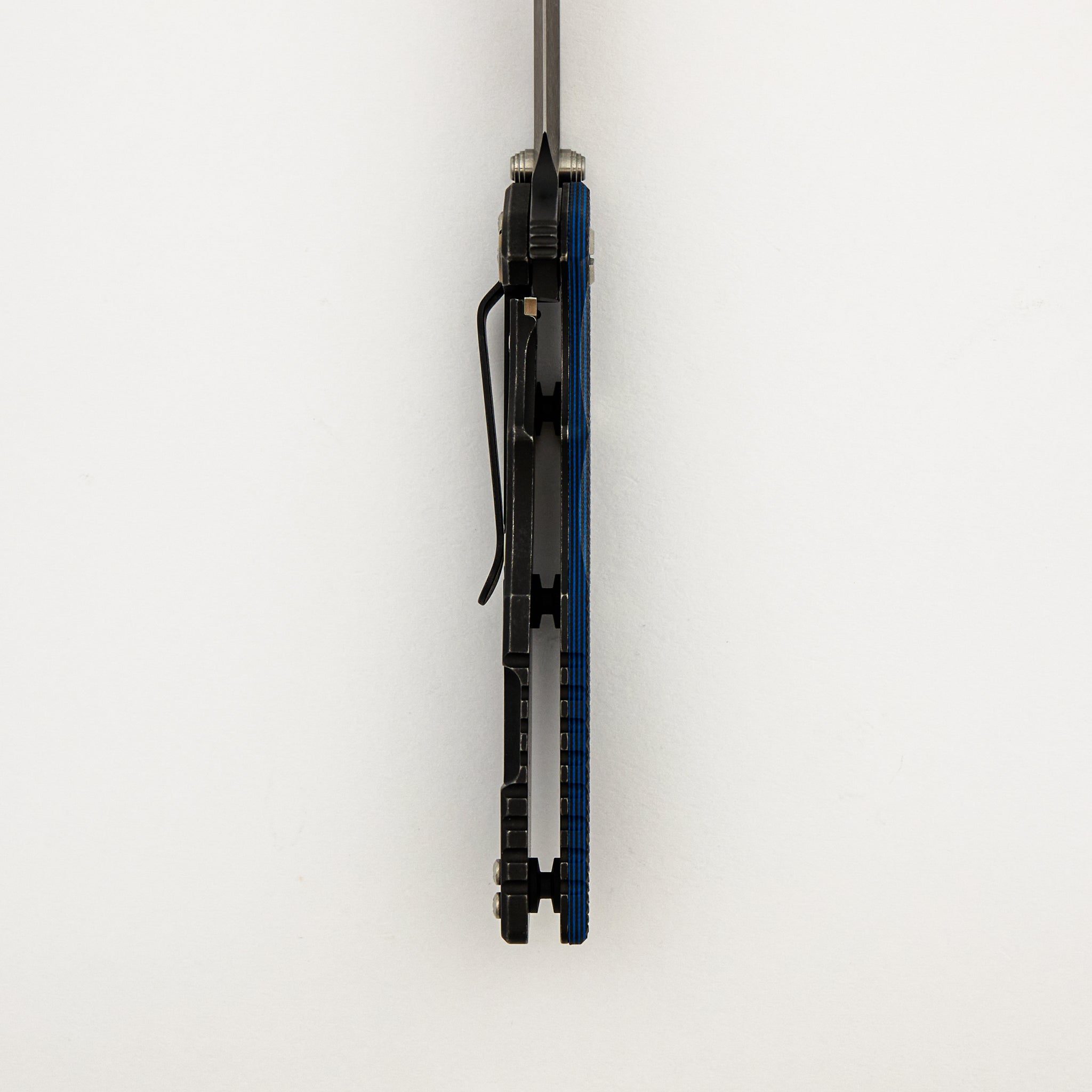 Eklipse 3.5" - S45VN Spearpoint - Tri-Way - Battle Black - Blue/Black G10