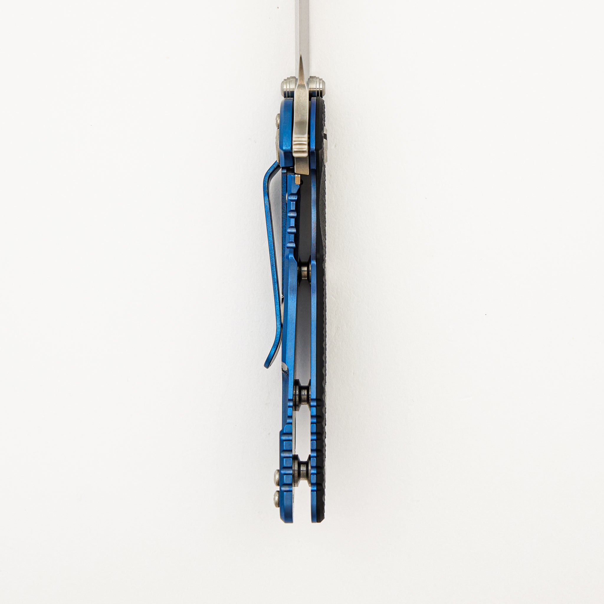 XM-18 3.0" - Bowie CPM-20CV Blade - Tri-Way - Stonewash Blue - Black G10