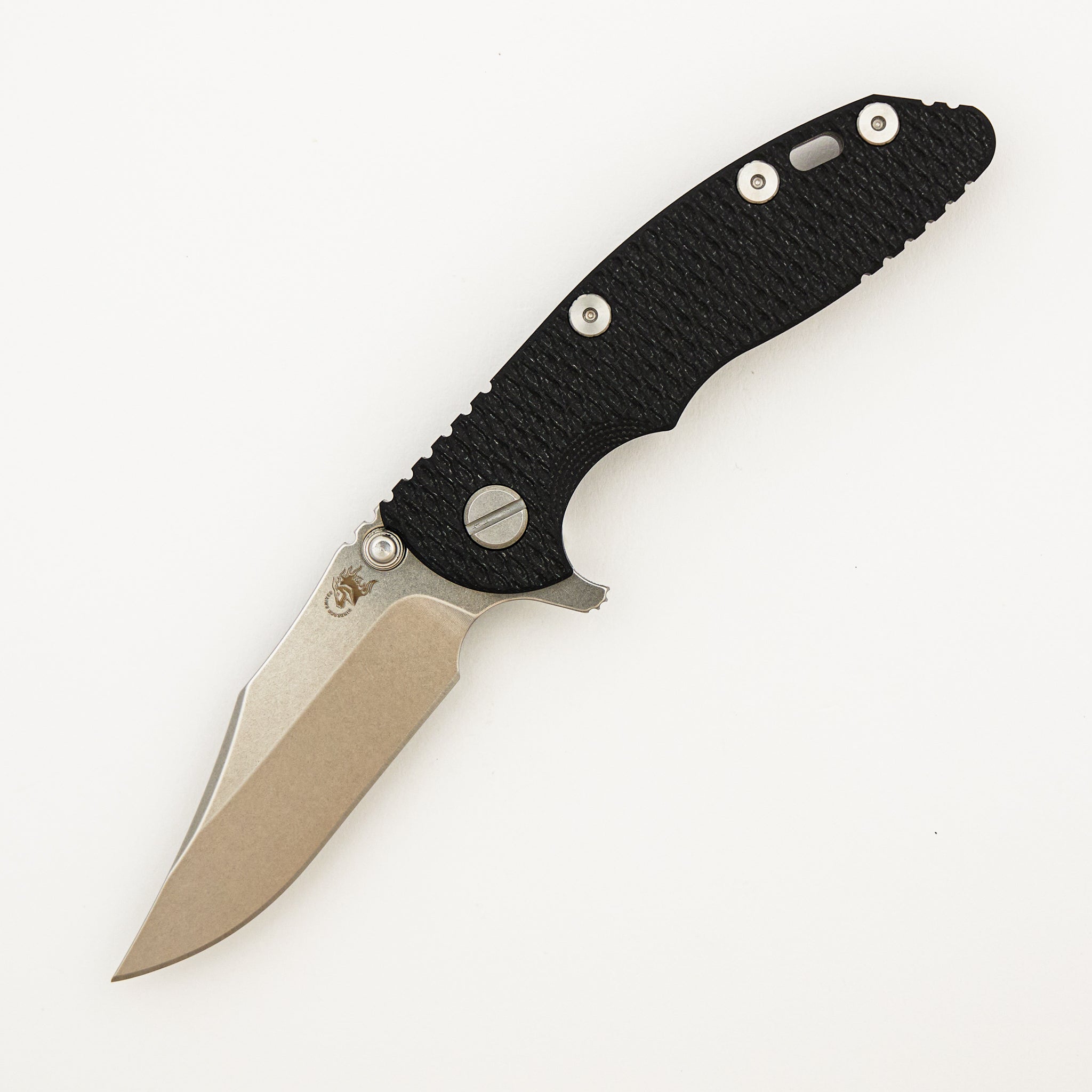 XM-18 3.0" - Bowie CPM-20CV Stonewash Blade - Tri-Way - Working Finish - Black G10