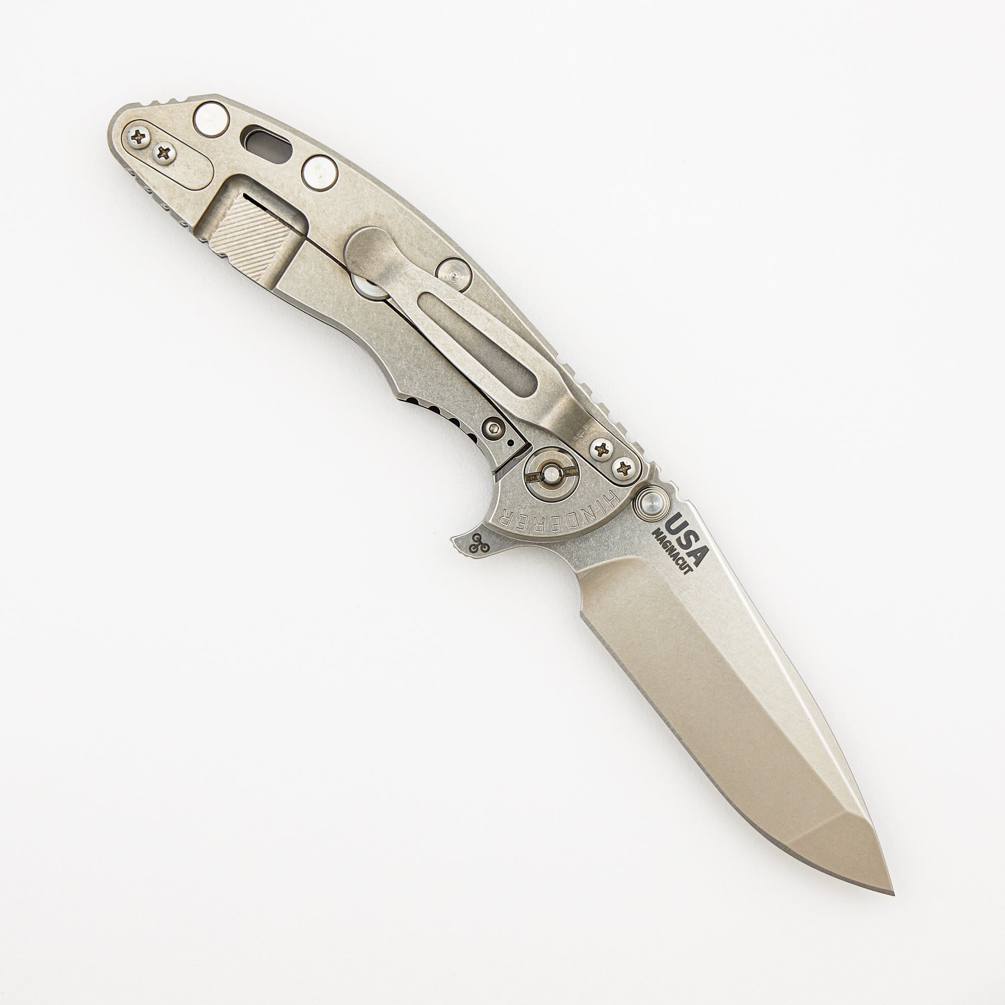XM-18 3.25" - Spanto MagnaCut Blade - Tri-Way - Stonewash - Black G10