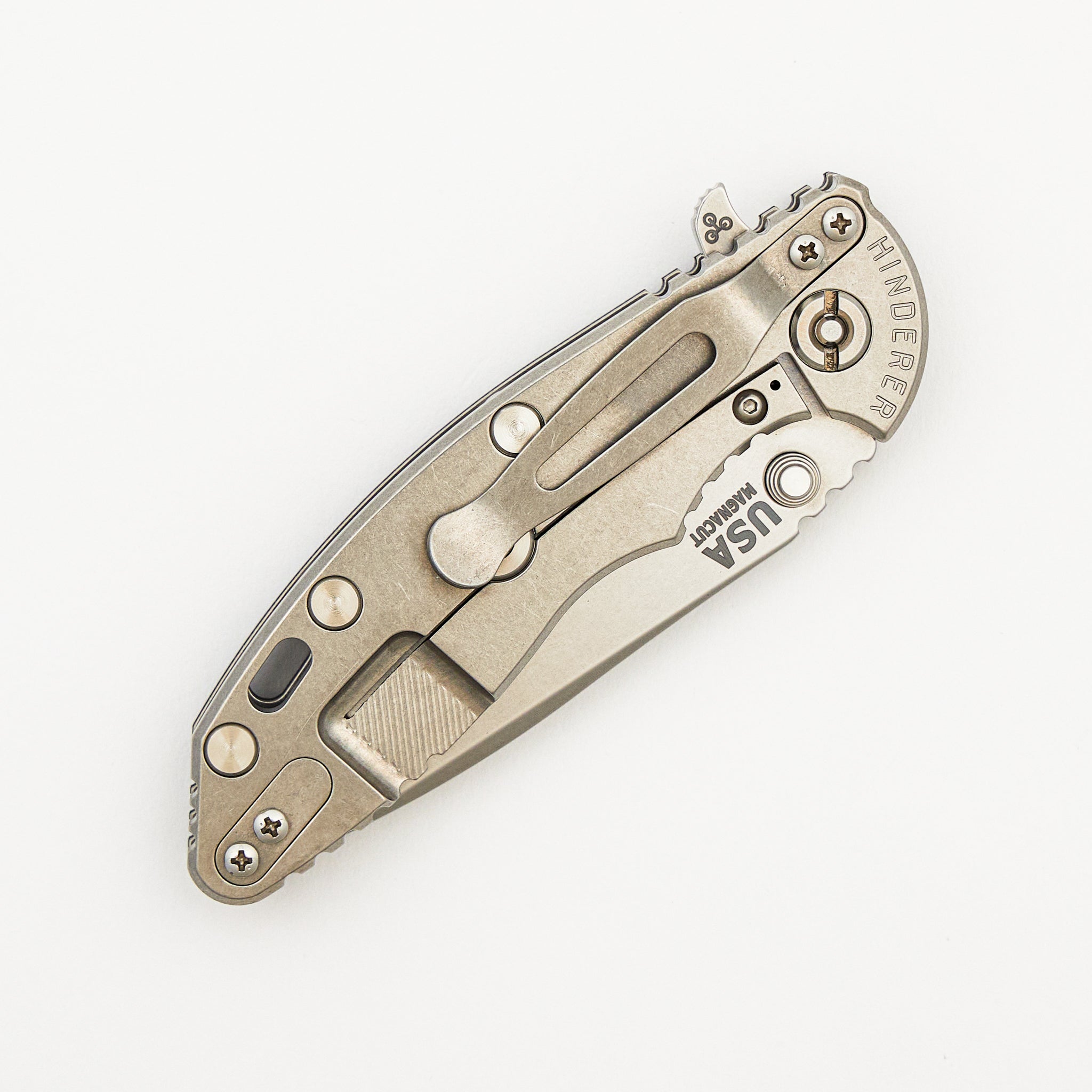 XM-18 3.25" - Spanto MagnaCut Blade - Tri-Way - Stonewash - Black G10