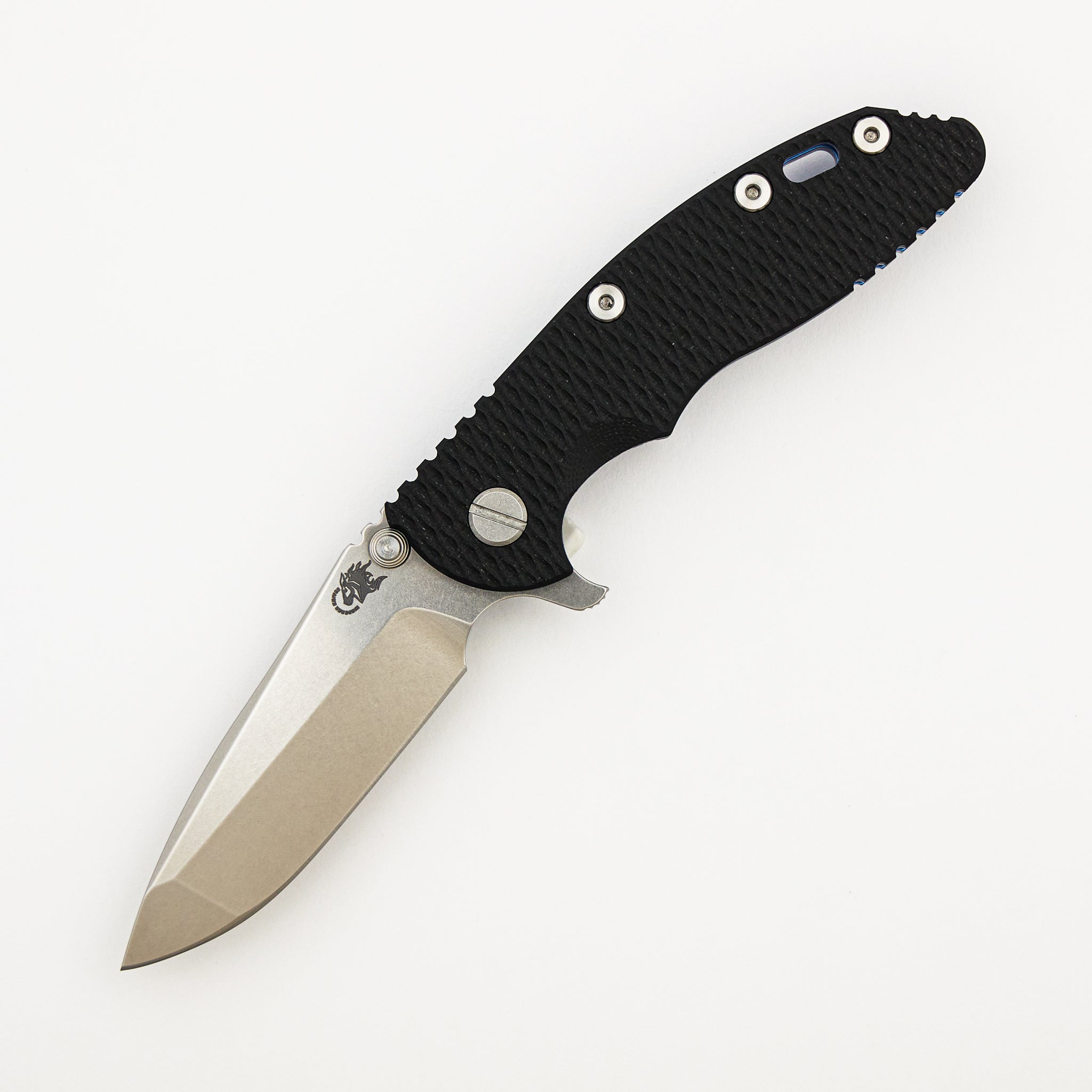 XM-18 3.25" - Spanto MagnaCut Blade - Tri-Way - Stonewash Blue - Black G10
