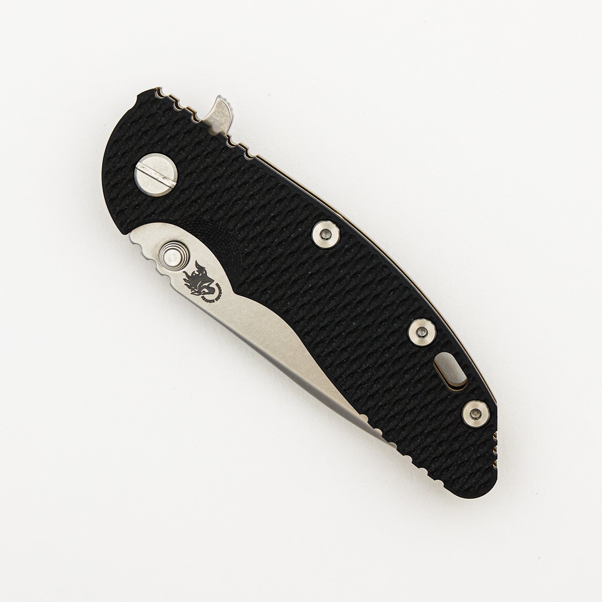 XM-18 3.25" - Spanto MagnaCut Blade - Tri-Way - Stonewash Bronze - Black G10