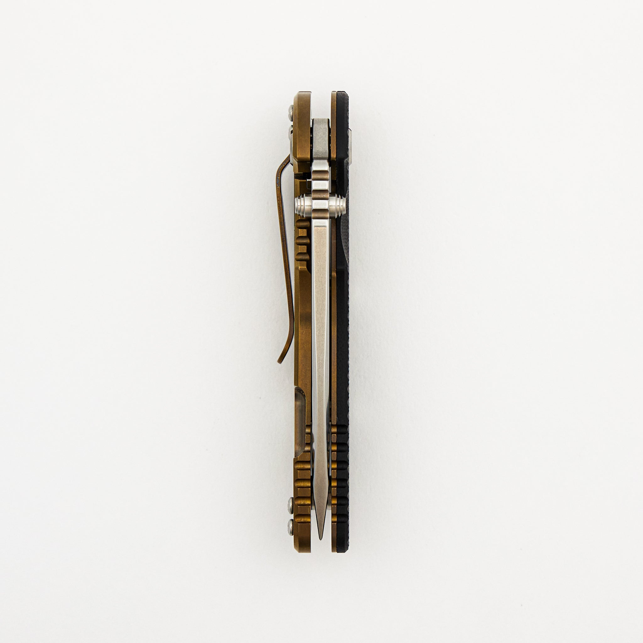XM-18 3.25" - Spanto MagnaCut Blade - Tri-Way - Stonewash Bronze - Black G10