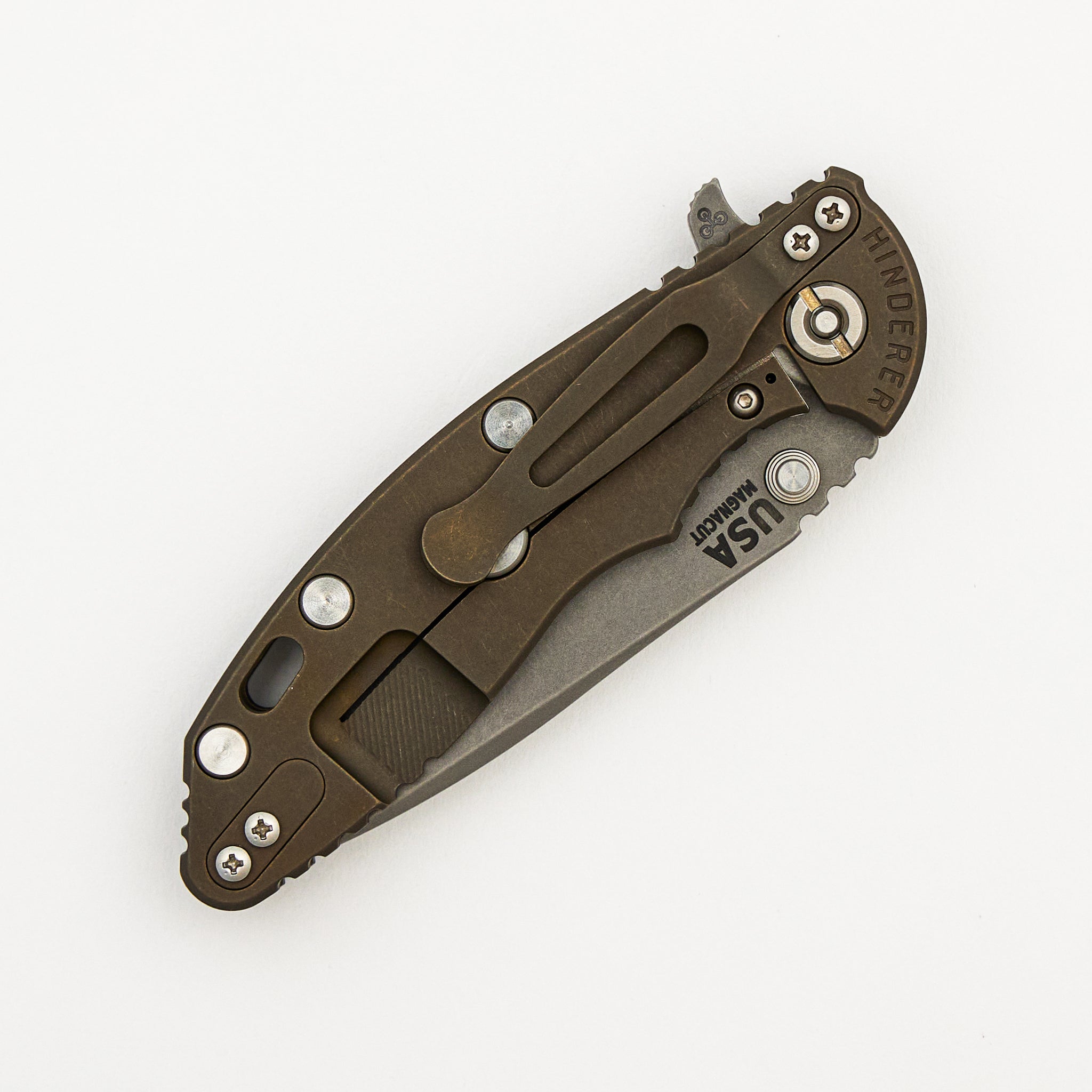 XM-18 3.25" - Spanto MagnaCut Blade - Tri-Way - Battle Bronze - Black G10