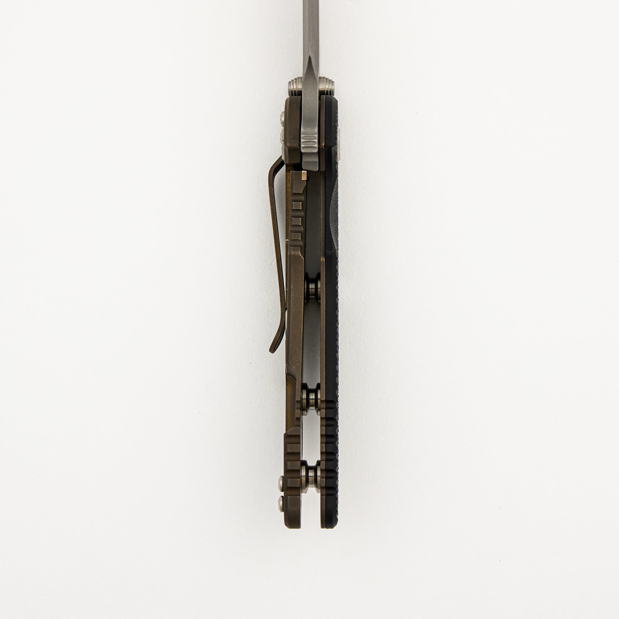 XM-18 3.25" - Spanto MagnaCut Blade - Tri-Way - Battle Bronze - Black G10