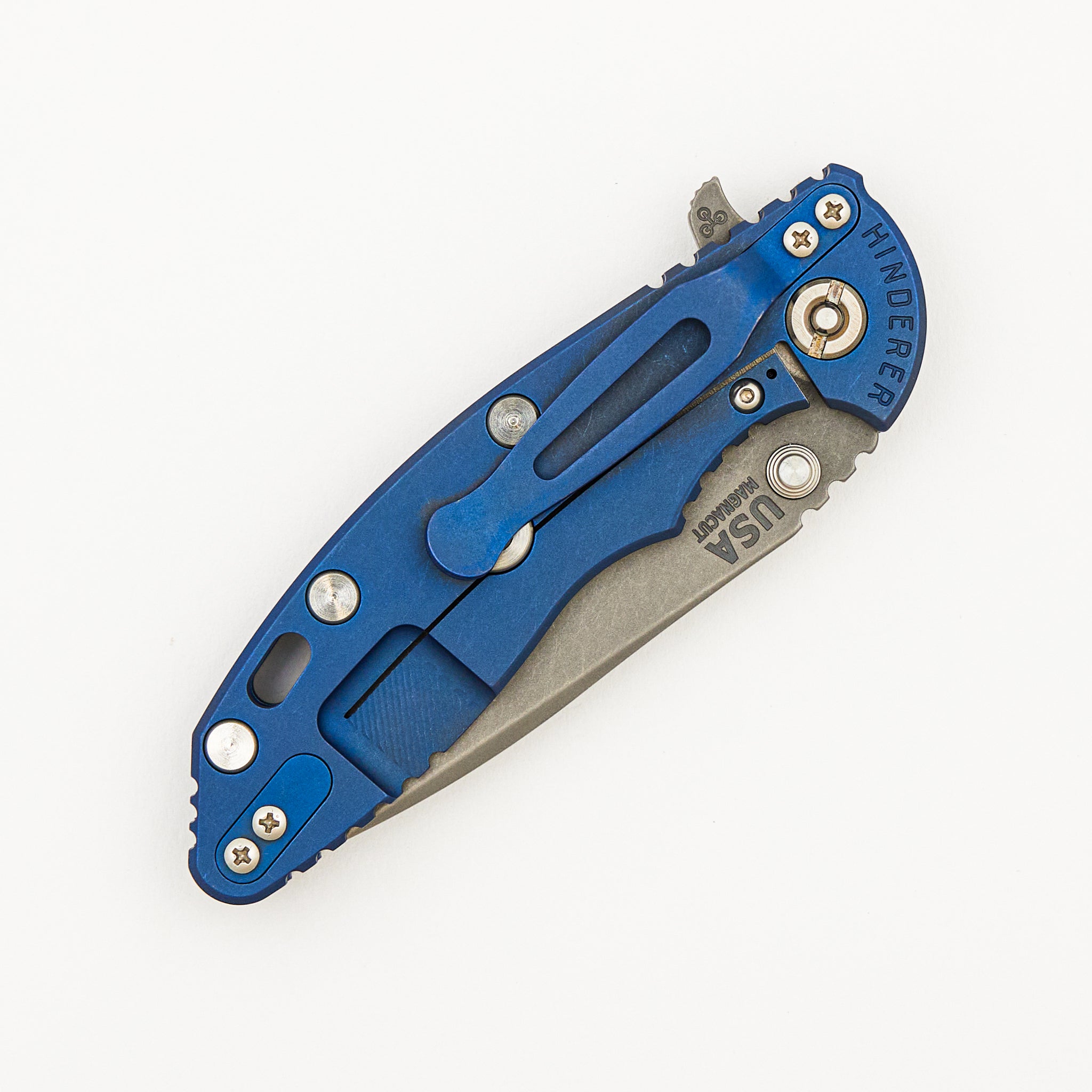 XM-18 3.25" - Spanto MagnaCut Blade - Tri-Way - Battle Blue - Black G10