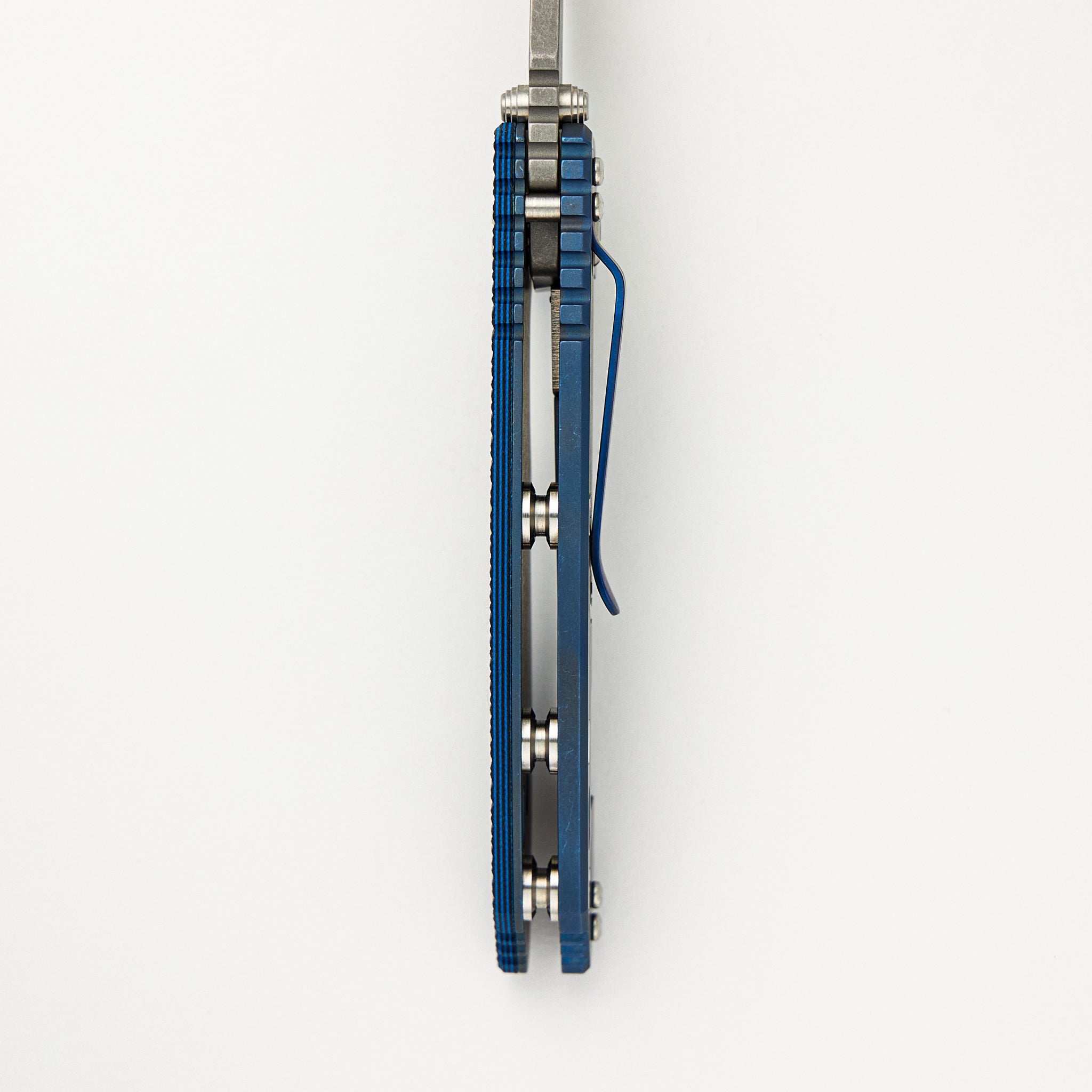 XM-18 3.5″ – Bowie S45VN – Non Flipper - Tri-Way – Battle Blue – Blue/Black G10