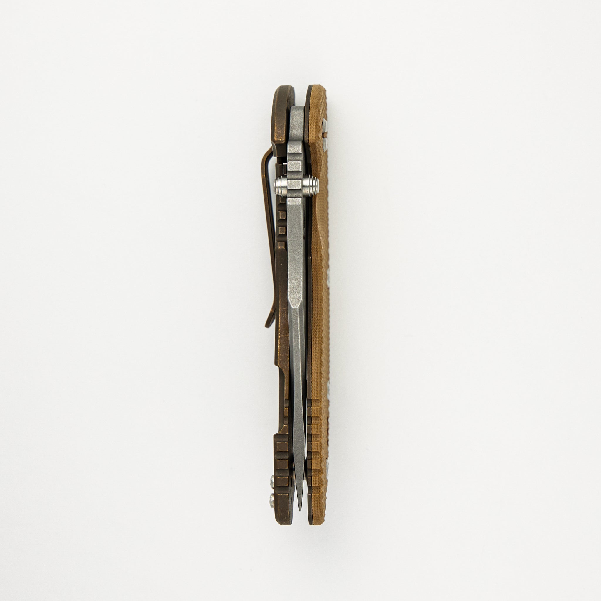 XM-18 3.5″ - Bowie S45VN - Non Flipper - Tri-Way - Battle Bronze - Coyote G10