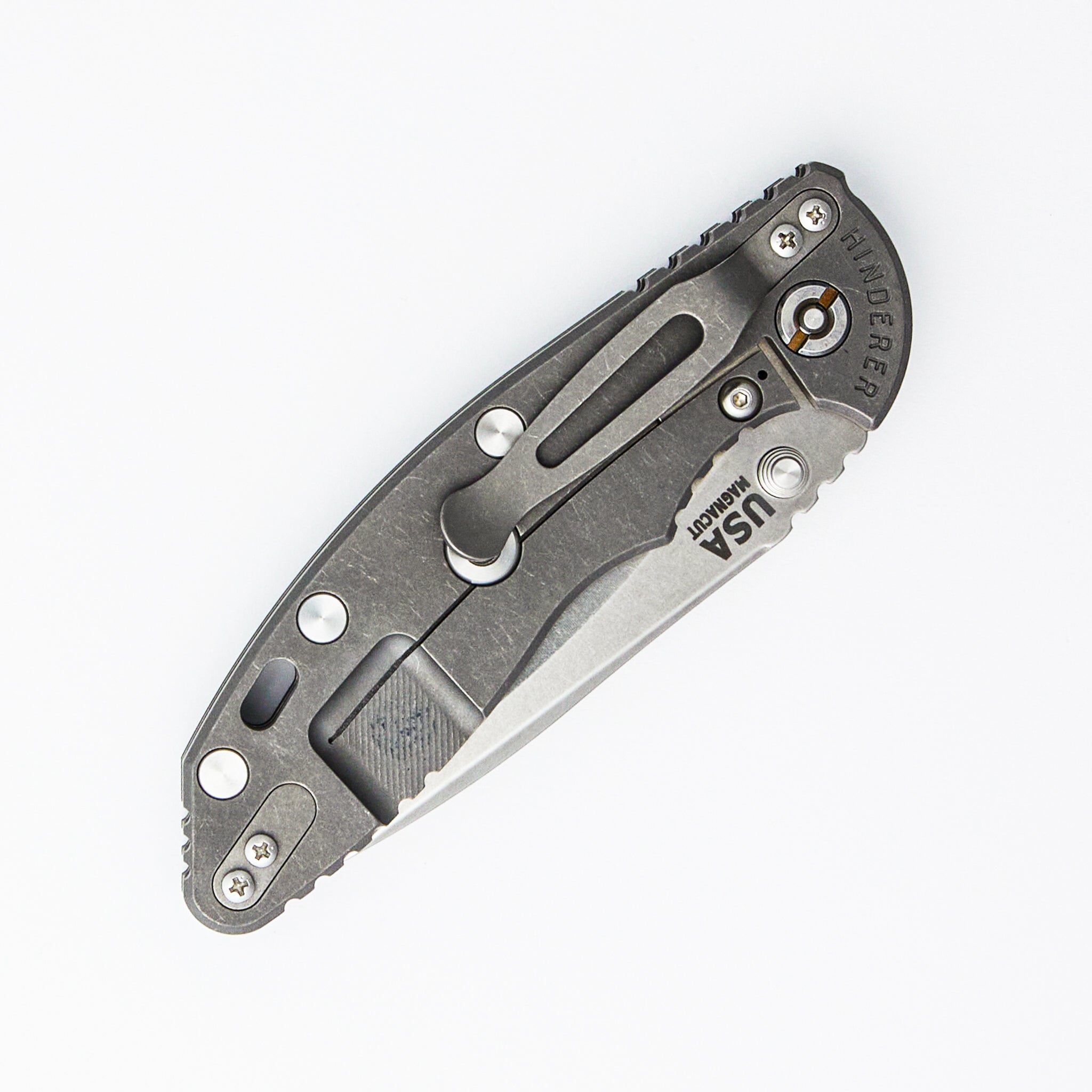 XM-18 3.5″ - Stonewash MagnaCut Recurve - Non Flipper - Tri-Way - Working Finish - Black G10