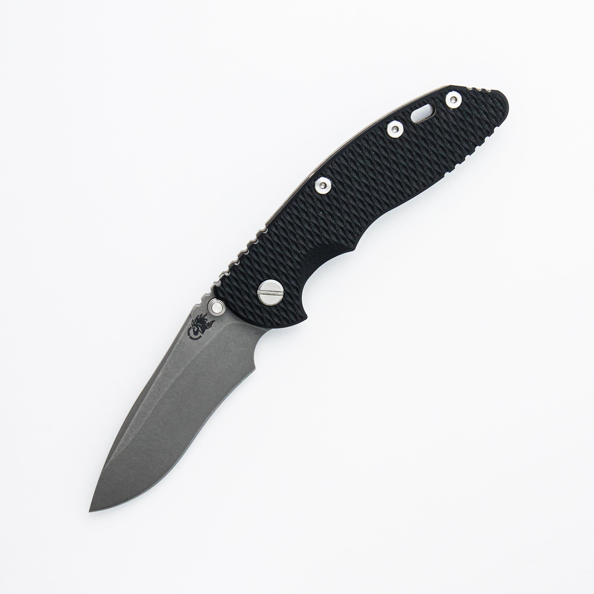XM-18 3.5″ - MagnaCut Recurve - Non Flipper - Tri-Way - Working Finish - Black G10