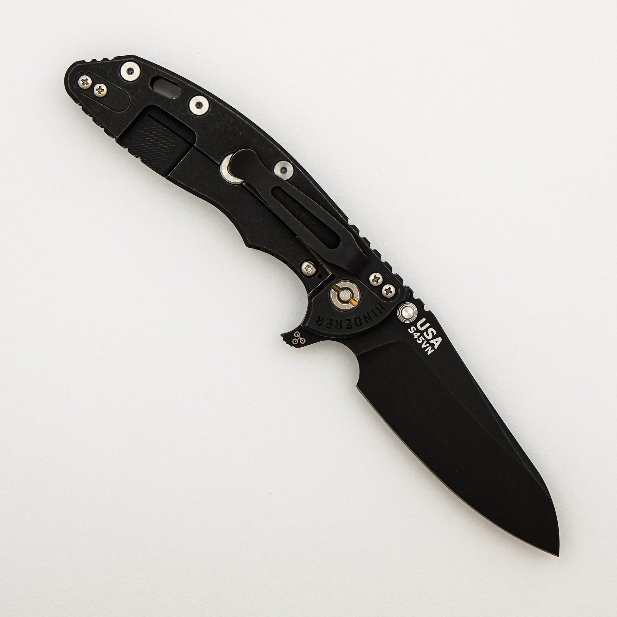 XM-18 3.5″ - S45VN Sheepsfoot - Tri-Way - Battle Black - Black G10