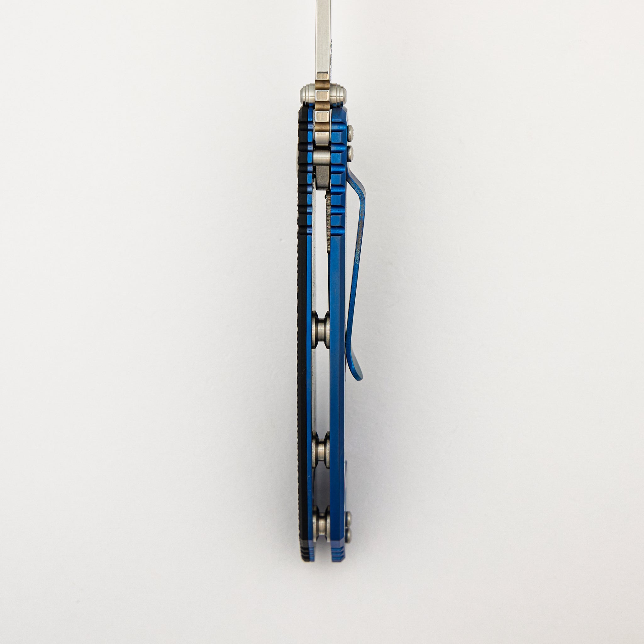 XM-18 3.5″ - MagnaCut Skinny Harpoon Spanto - Tri-Way - Stonewash Blue - Black G10