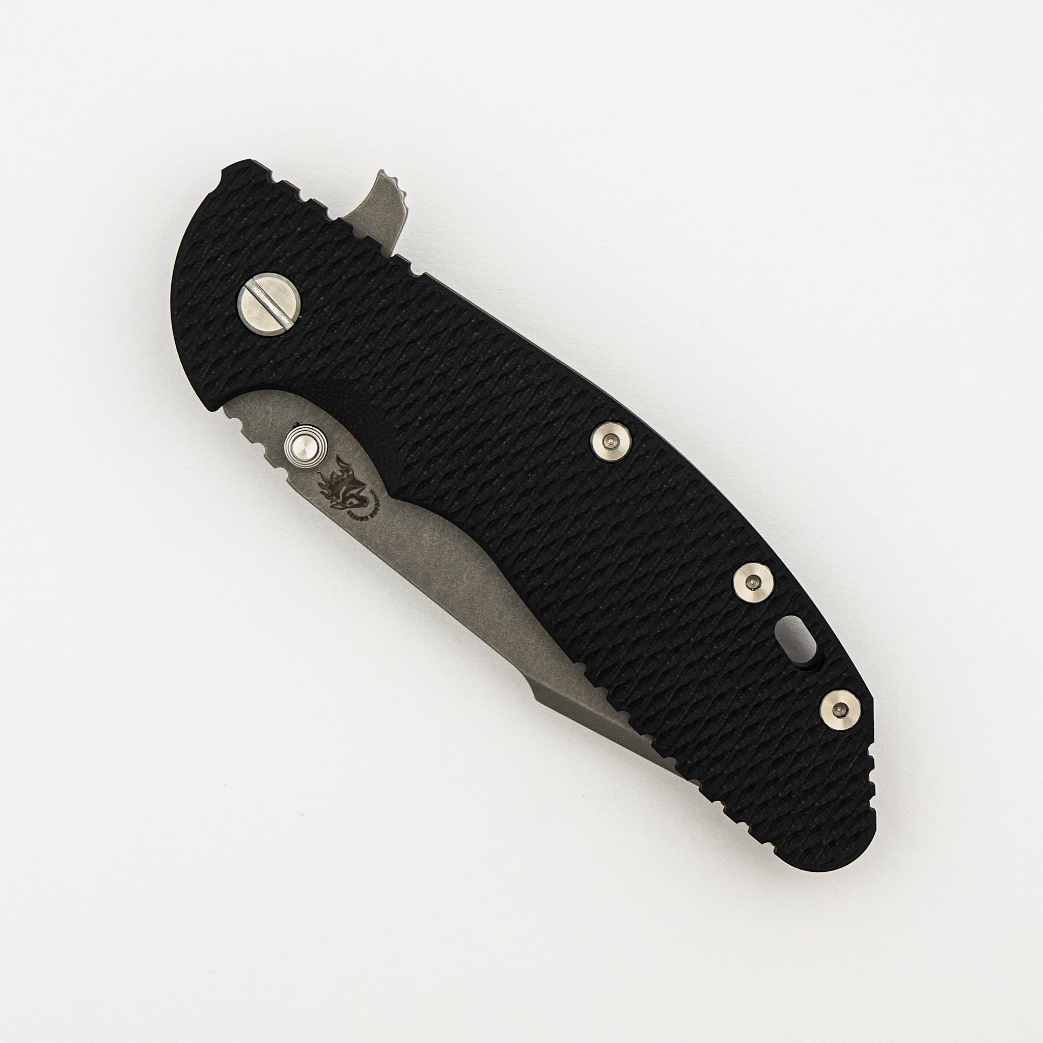 XM-24 4.0″ – S45VN Harpoon Spanto - Tri-Way - Battle Bronze - Black G10