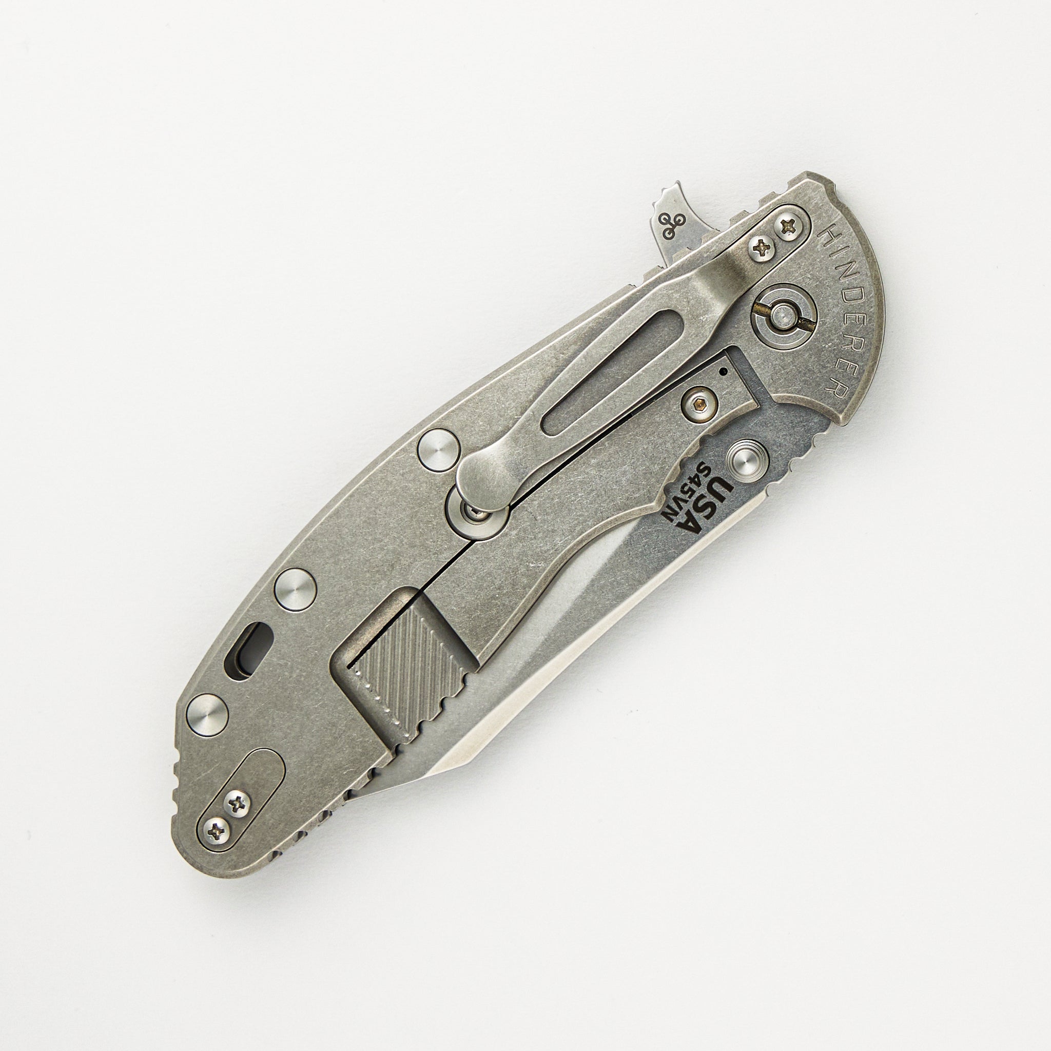 XM-24 4.0″ – Skinny Wharncliffe S45VN – Tri-Way – Stonewash – Black G10