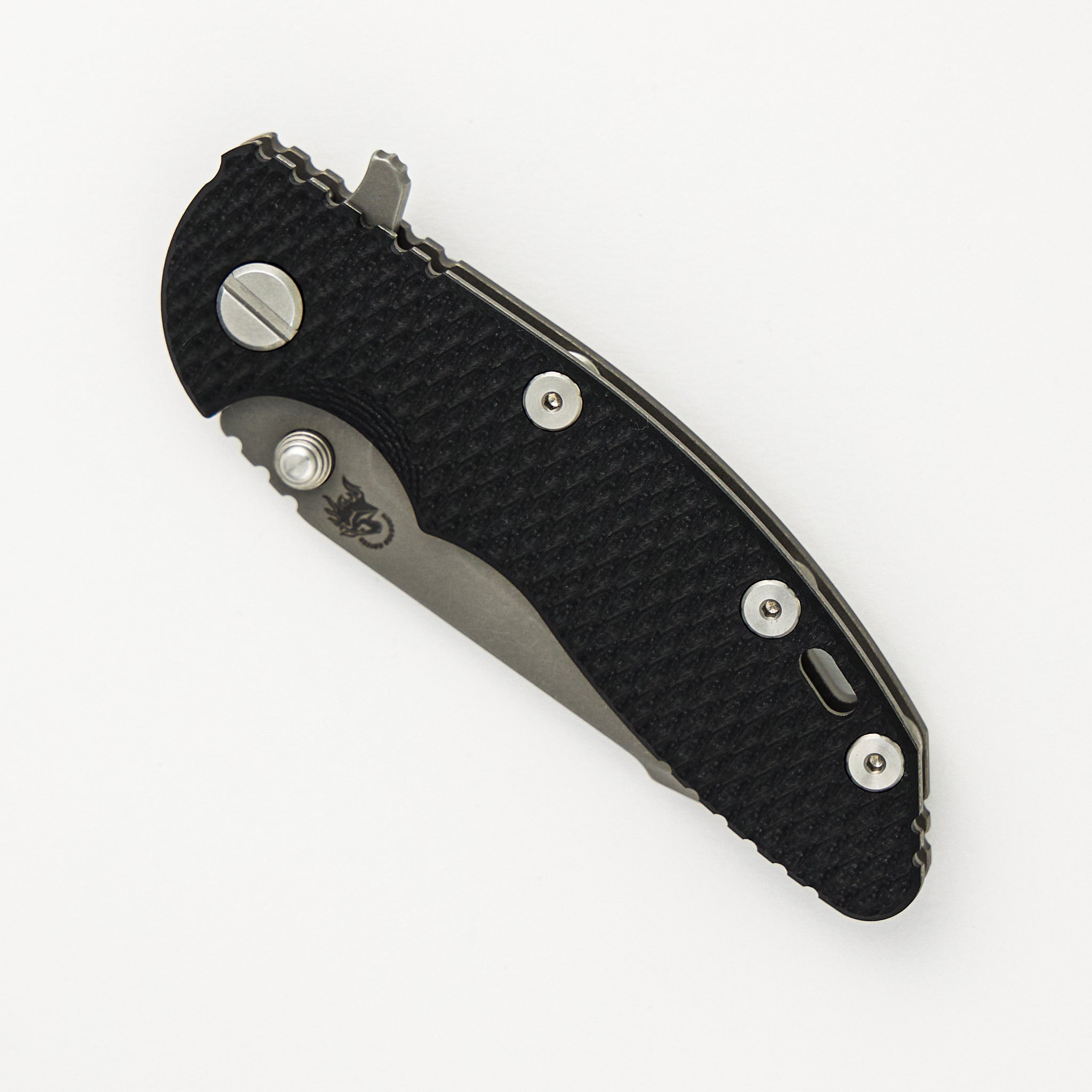 XM-18 3.0" S45VN Harpoon Tanto Tri-Way Working Finish Black G10