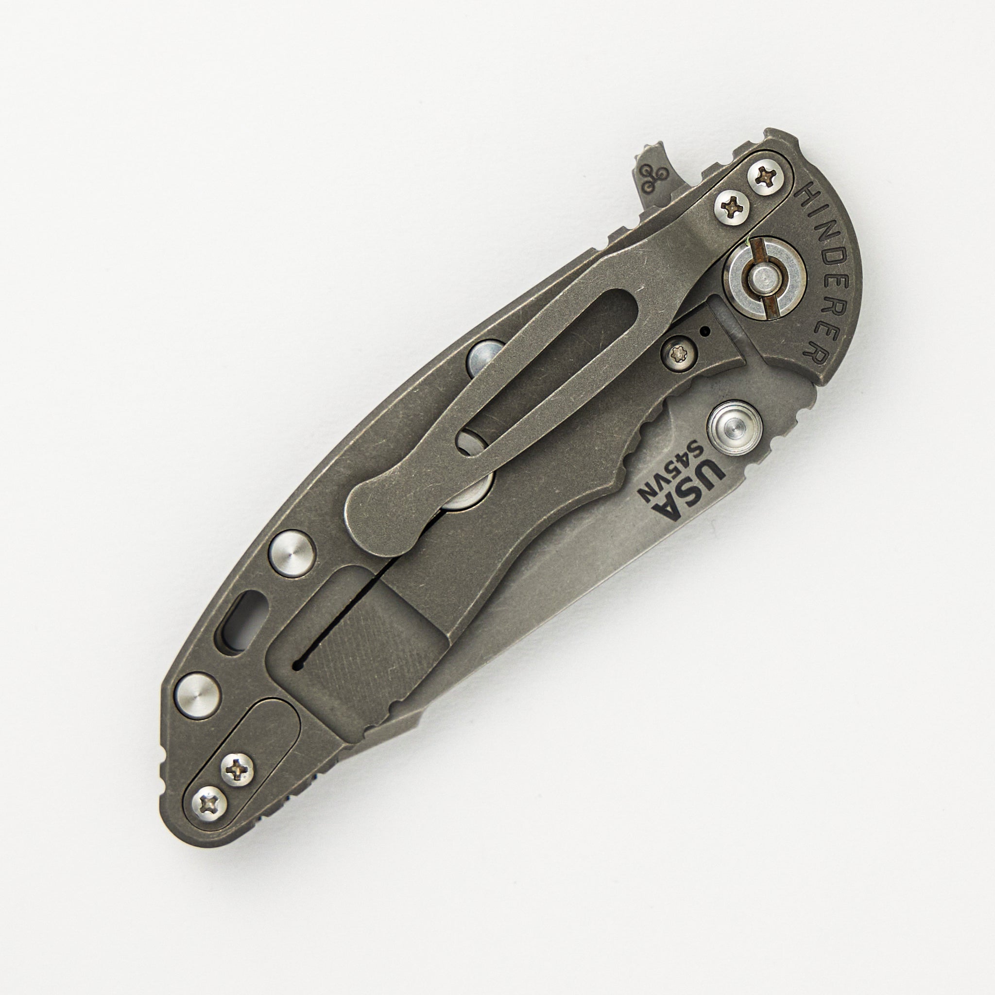 XM-18 3.0" S45VN Harpoon Tanto Tri-Way Working Finish Black G10