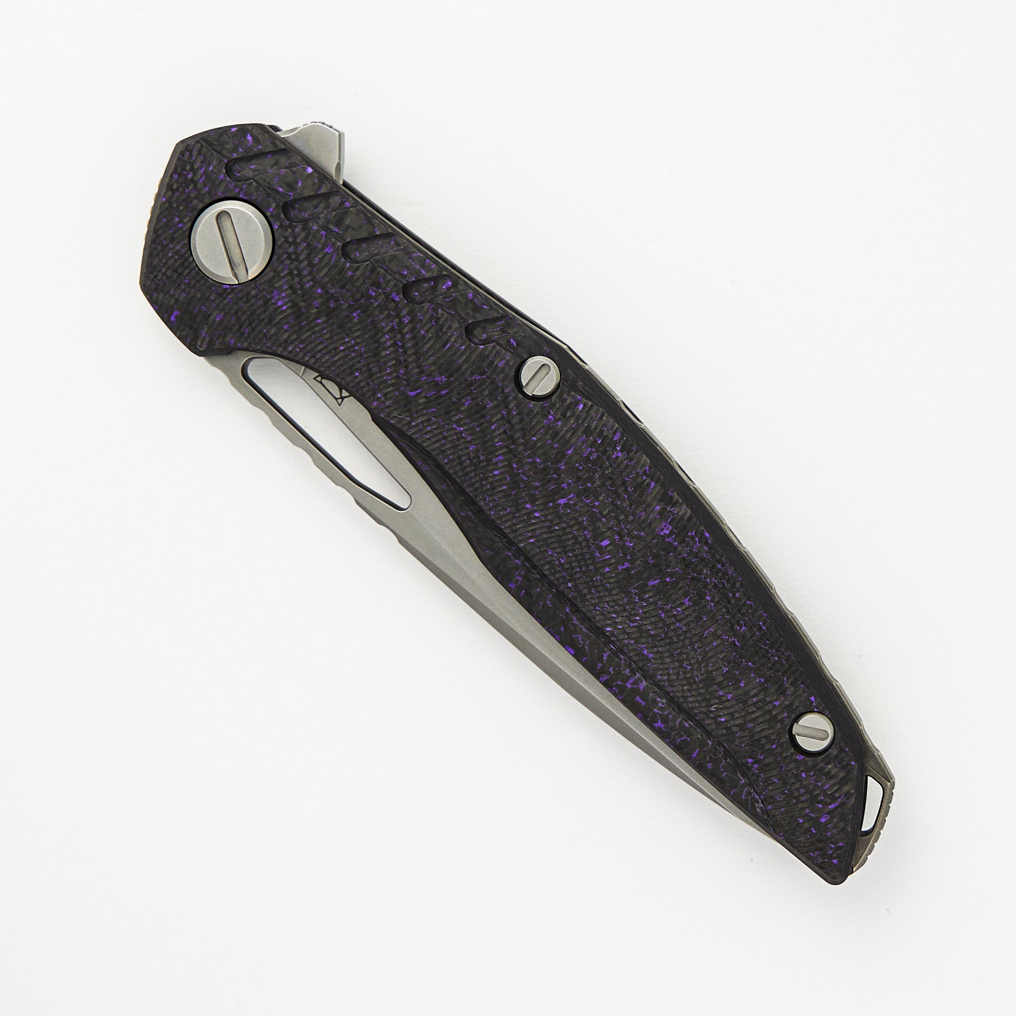 111 Gen 5.1 - S90V Blade - Purple Carbon Fiber Handle - MRBS