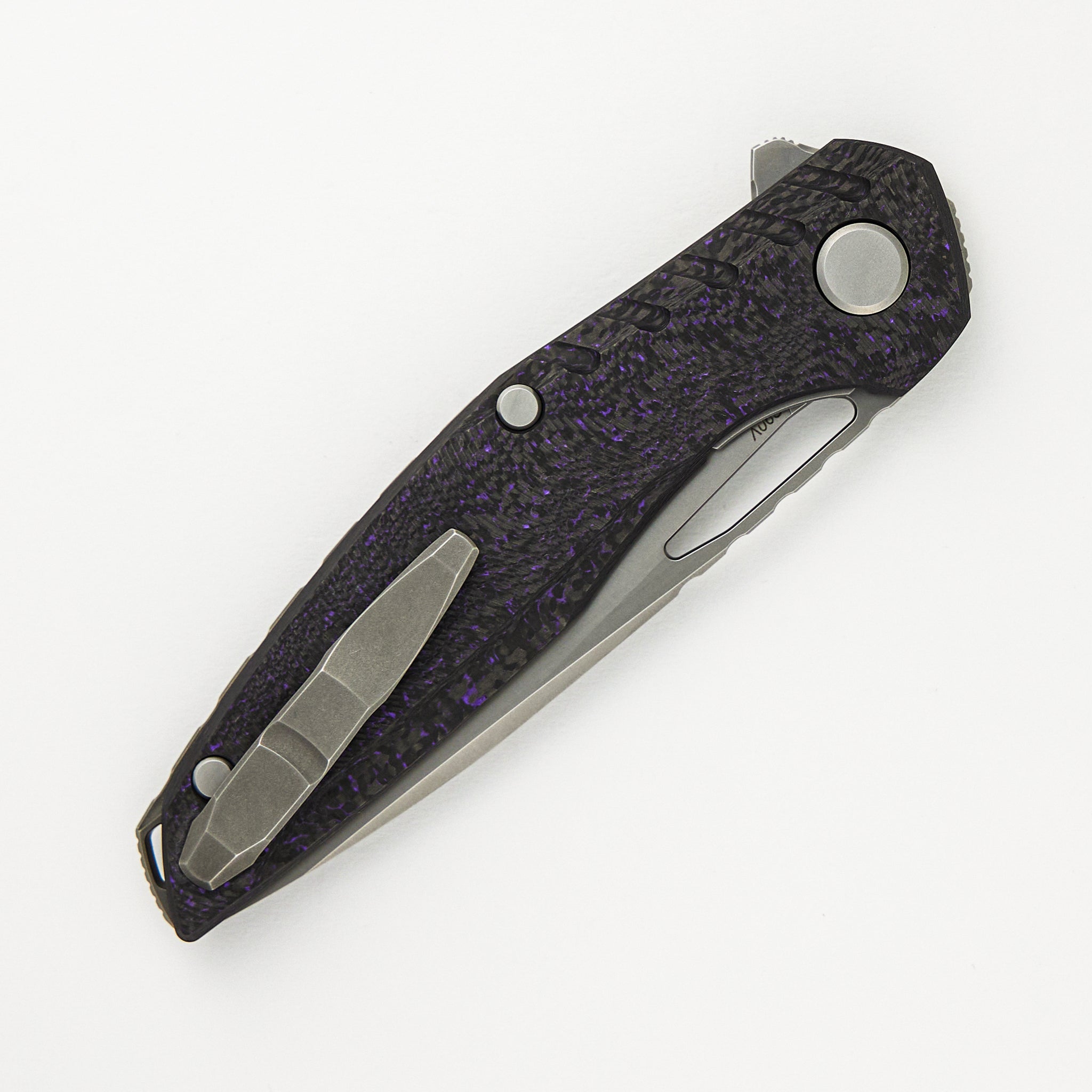 111 Gen 5.1 - S90V Blade - Purple Carbon Fiber Handle - MRBS