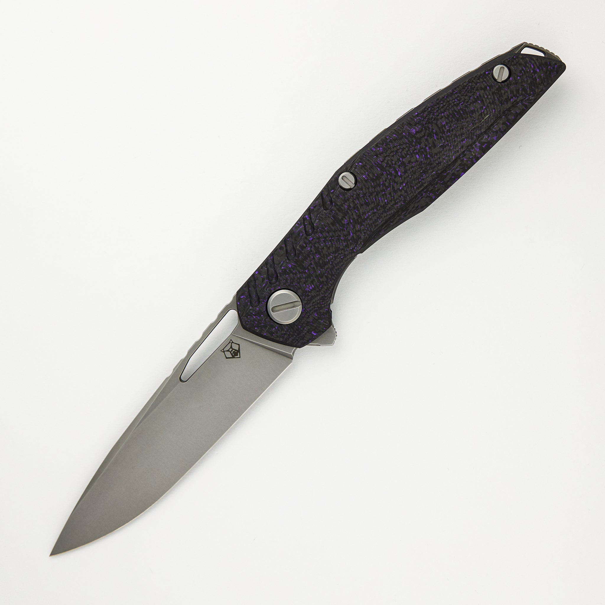 111 Gen 5.1 - S90V Blade - Purple Carbon Fiber Handle - MRBS