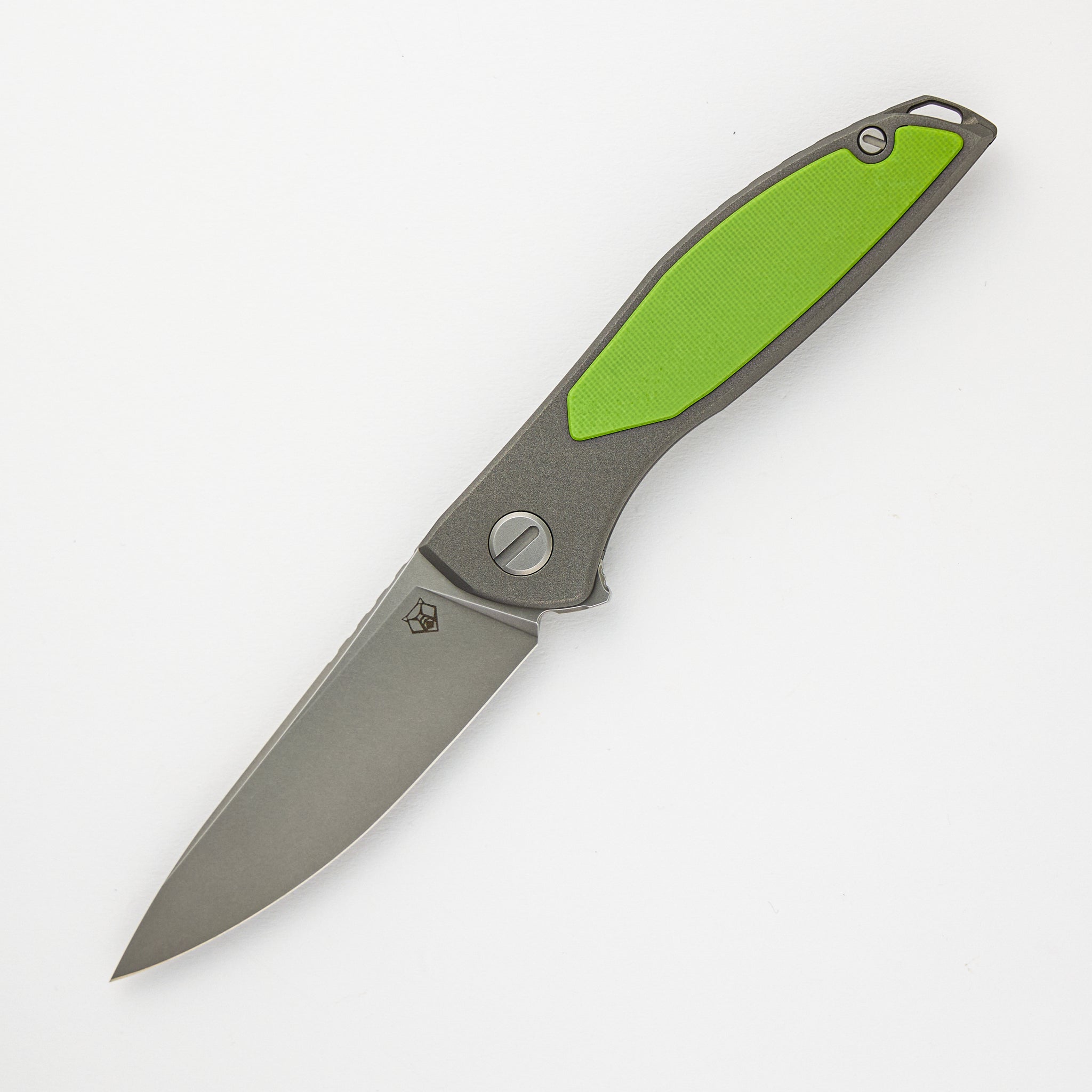 Shirogorov Knives / WR Bladeworks "Hydronian" NeOn - M390 Blade - Titanium Handle - MRBS